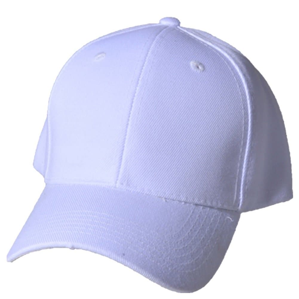 QML ( Junior, Infant ) Baseball Cap and Snapback ( 4 STYLES, Many COLORS ) (INFANT PLAIN, WHITE)