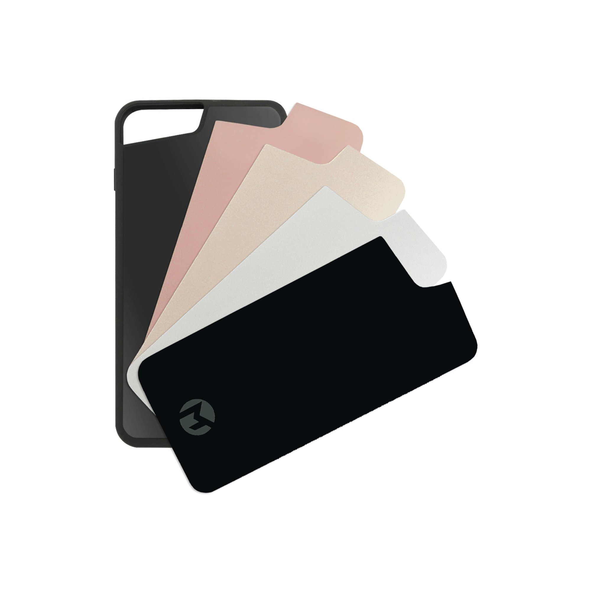 Anti Gravity Phone Case by Mega Tiny Corp for iPhone 8 Plus / 7 Plus / 6s Plus / 6 Plus - 5.5 inches | Hands Free Selfie | Nano Suction Technology | Stick to Wall | Includes 4 Back Plate Cover