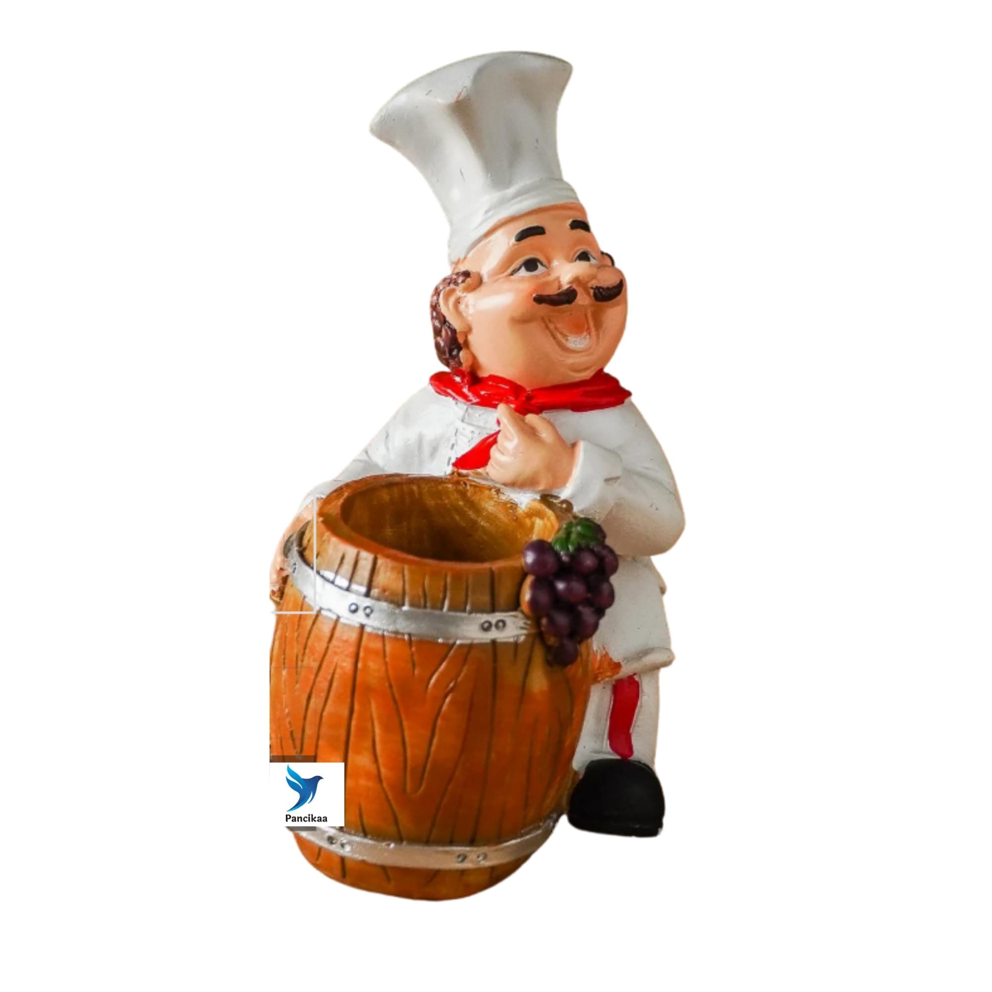 Delightful Chef Toothpick Stand for Home & Kitchen, Dining Table - Includes 200 Sticks | Creative Poly-Resin Organizer - Multicolor | Perfect for Dining & Easy-to-Use