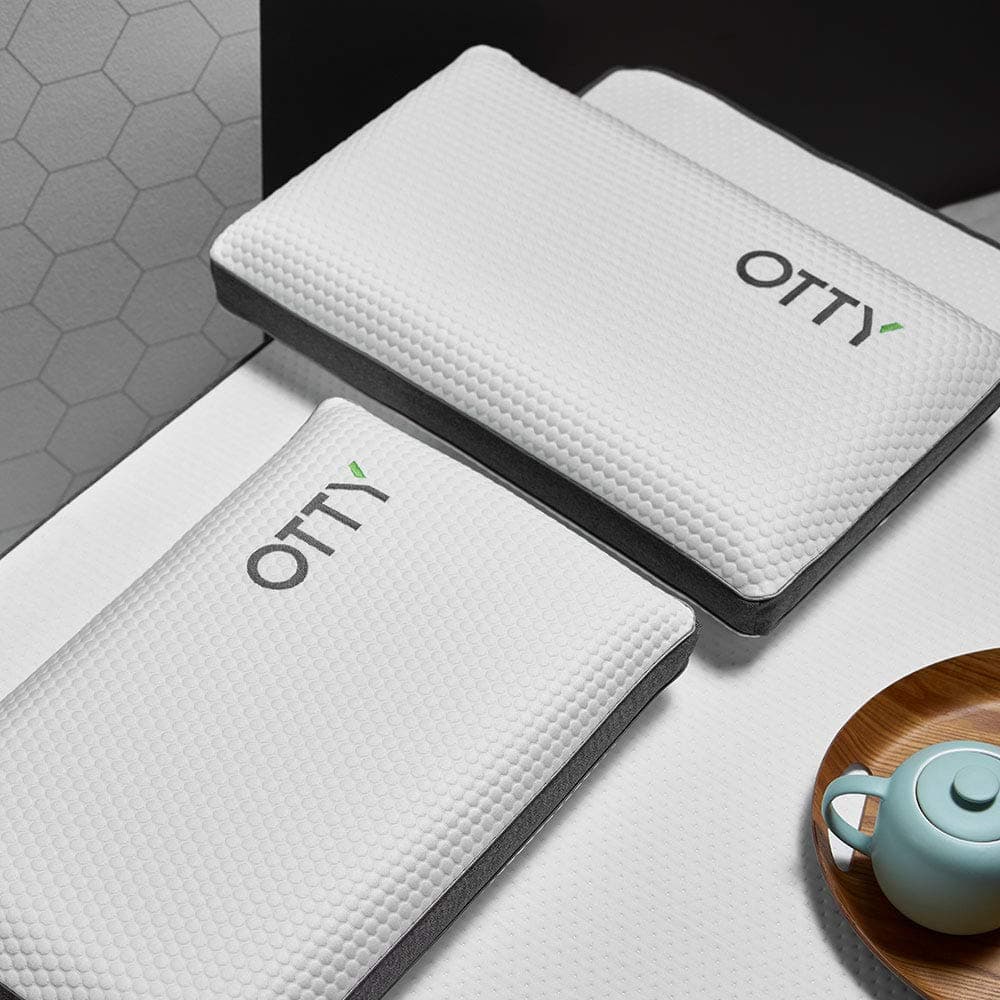 OTTY Deluxe Blue Memory Foam Luxury Pillow