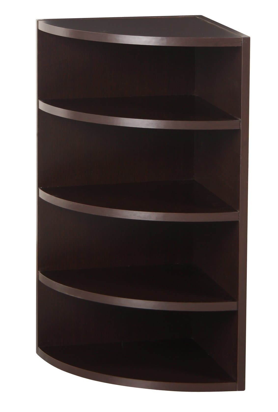 Foremost 328009 Modular Corner Radius Cube Storage System, Espresso