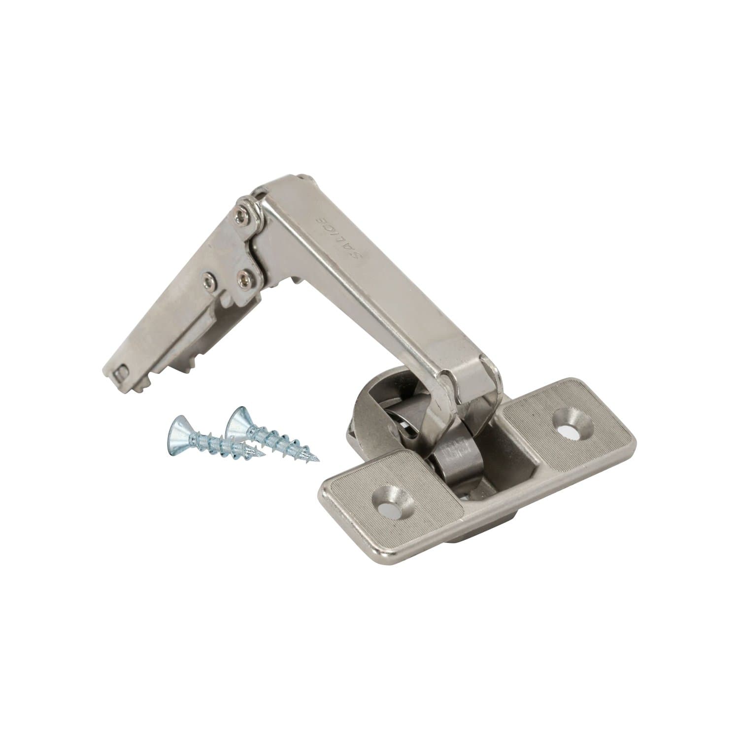 2 Pack Series 200 Salice 70 Degree Pie Cut Corner Overlay Hinge for Bi-Fold Door, Self Closing, Screw-On C2PYA99