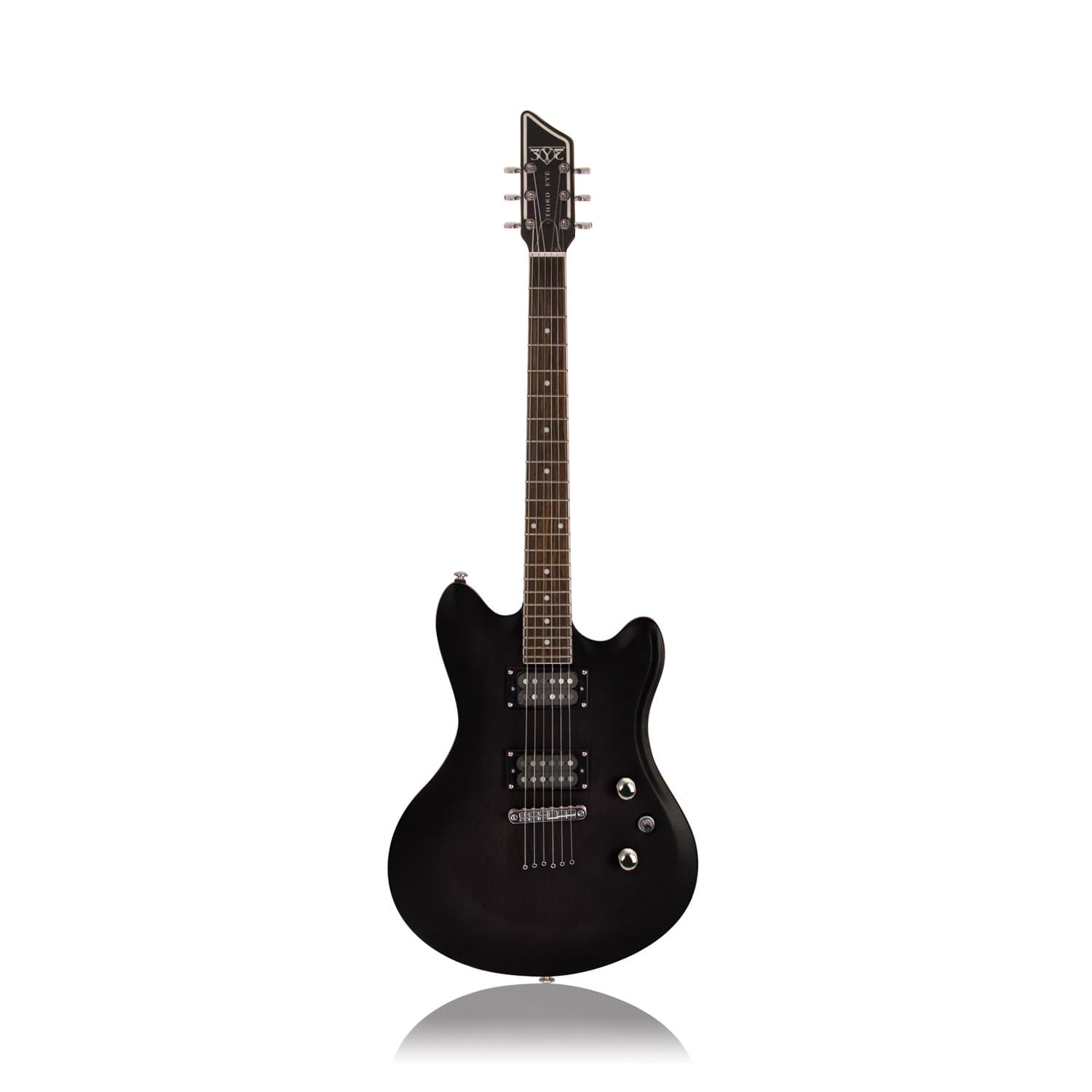 CS Series LFL - Evil Twin Solid-Body Electric Guitar, Black Satin