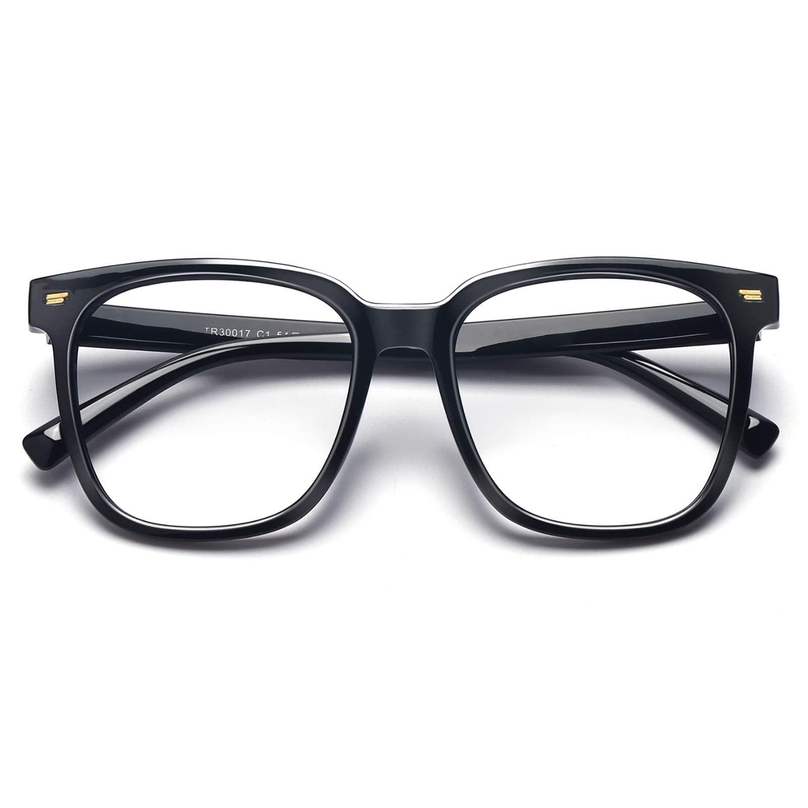 PANNER Oversized Square Blue Light Blocking Glasses for Women Men Anti Glare Reduce Eyestrain Computer Glasses