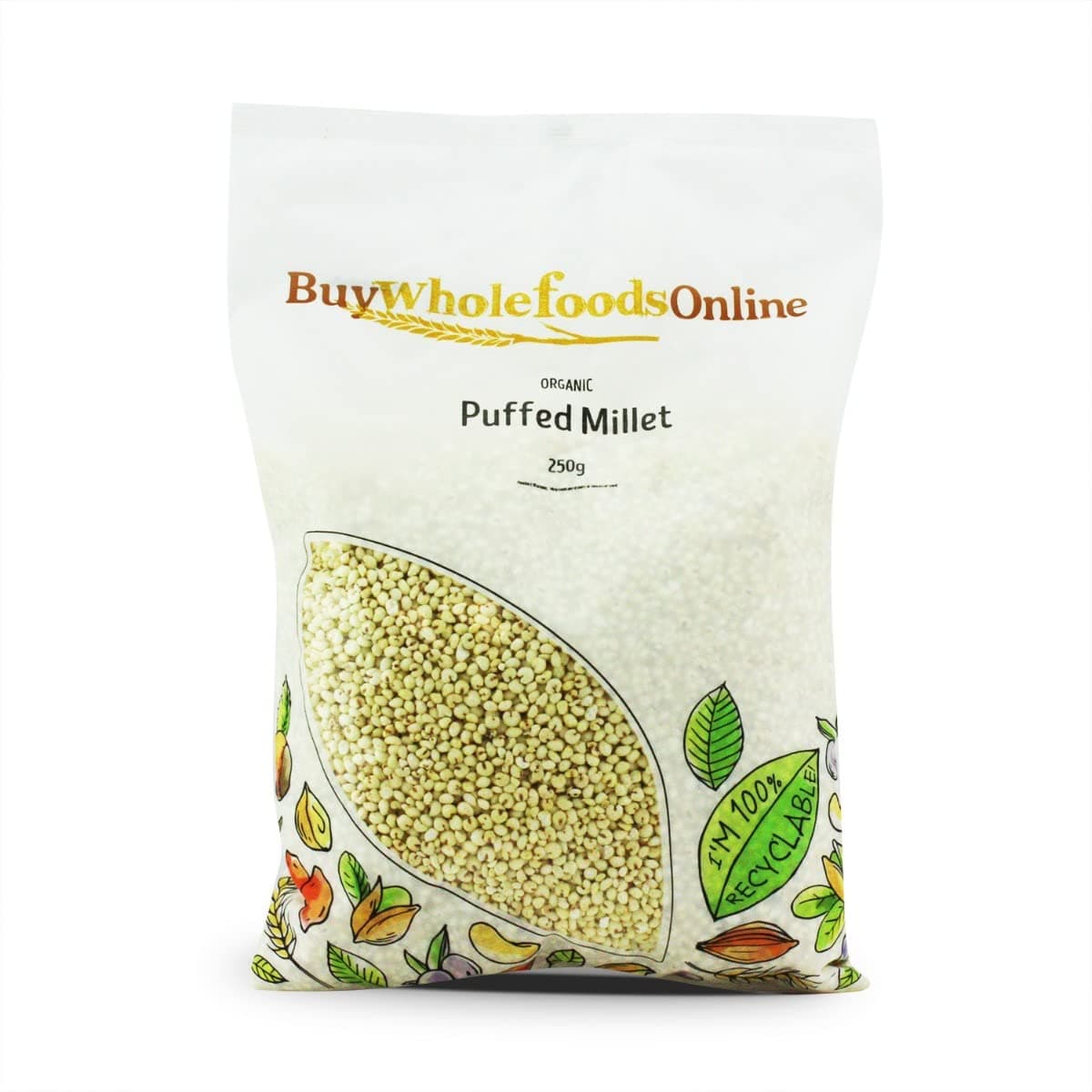 Organic Puffed Millet 250g (BWFO)