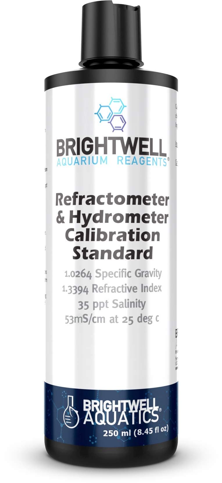 Refractometer & Hydrometer Calibration Standard, Accurate Reference for The Calibration of Seawater Refractometers, Hydrometers & Other Density Measuring Equipment (RES250)