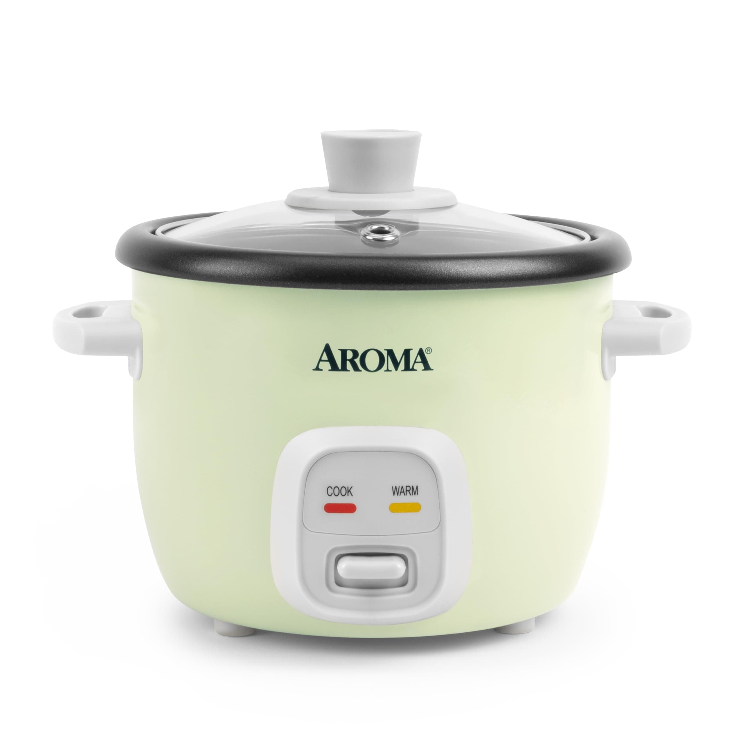 Mini Rice Cooker, 2-Cup (Uncooked) / 4-Cup (Cooked), Grain Cooker, Soup Maker, Oatmeal Cooker, Auto Keep Warm, 1 Qt, Light Green