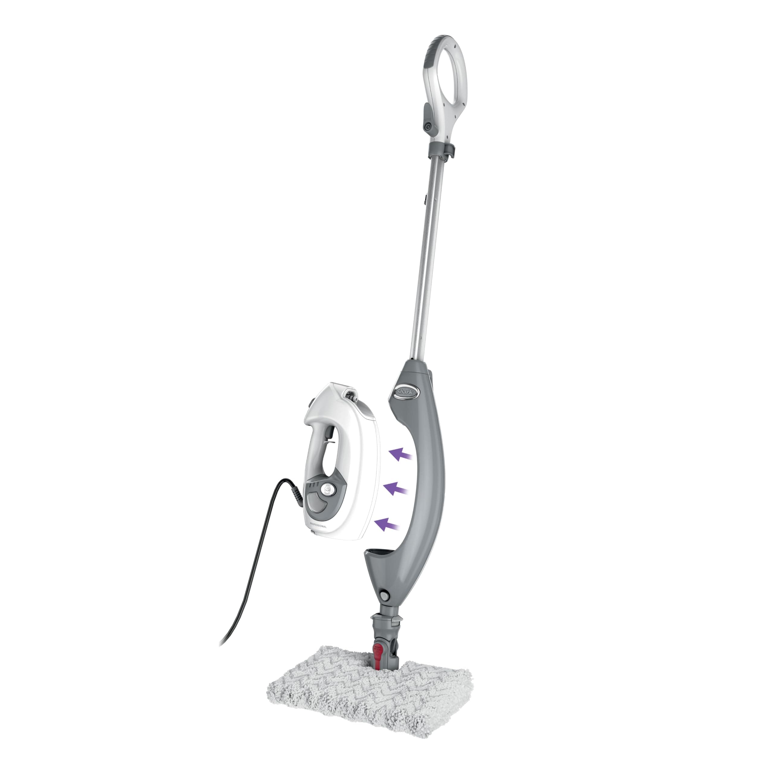 FENRIR Shark Lift-Away Pro Steam Pocket Mop (S3973D) - New, White