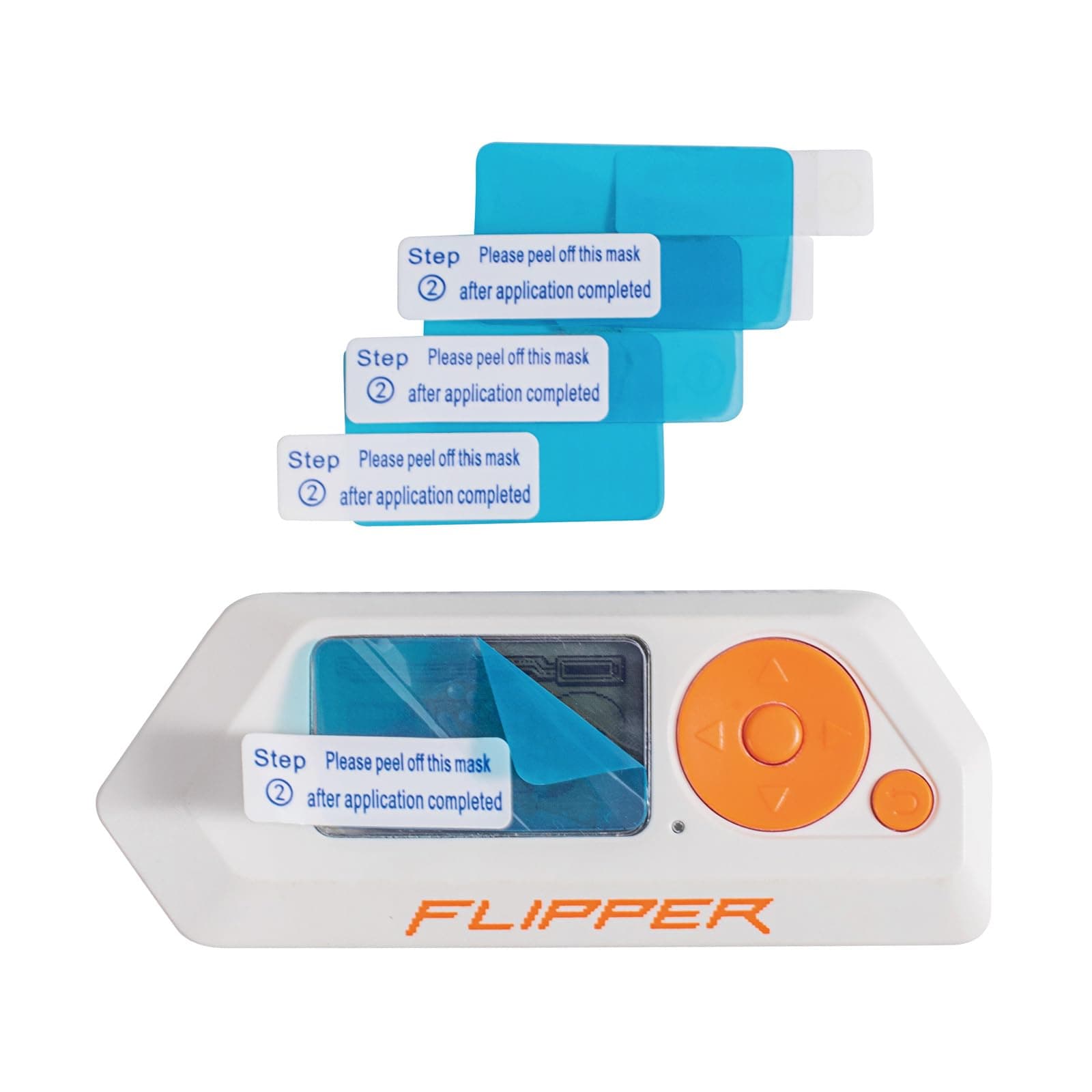 Flipper Zero Screen Protector Film 9H Hardness Anti-Scratch Easy Installation Pack of 3