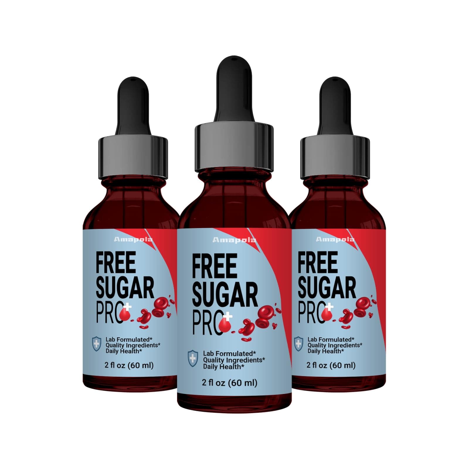 Free Sugar Pro - Free Sugar Pro Liquid Drops (3 Pack, 6oz)