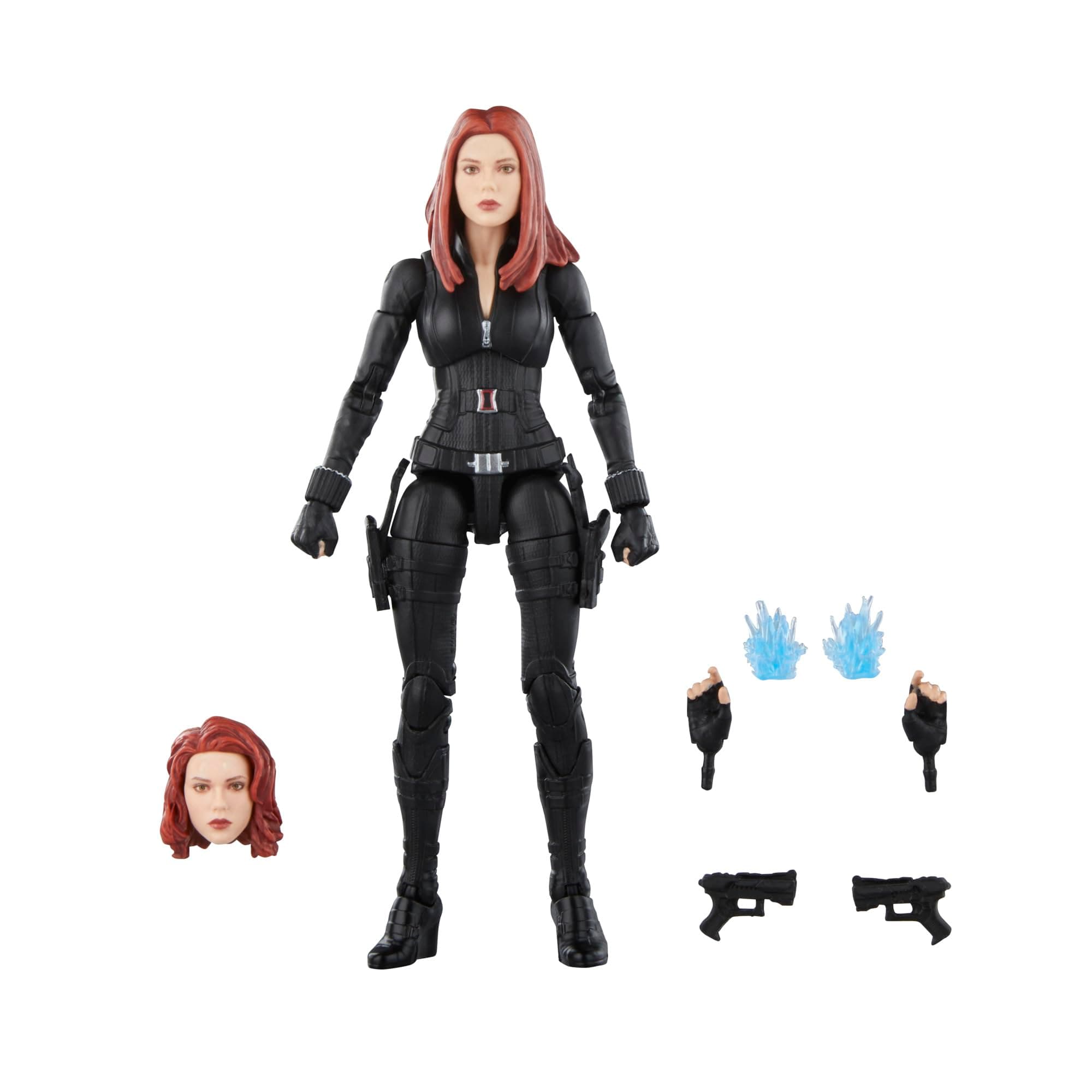 Marvel Hasbro Legends Series Black Widow, Captain America: The Winter Soldier Collectible 6 Inch Action Figures, Legends Action Figures