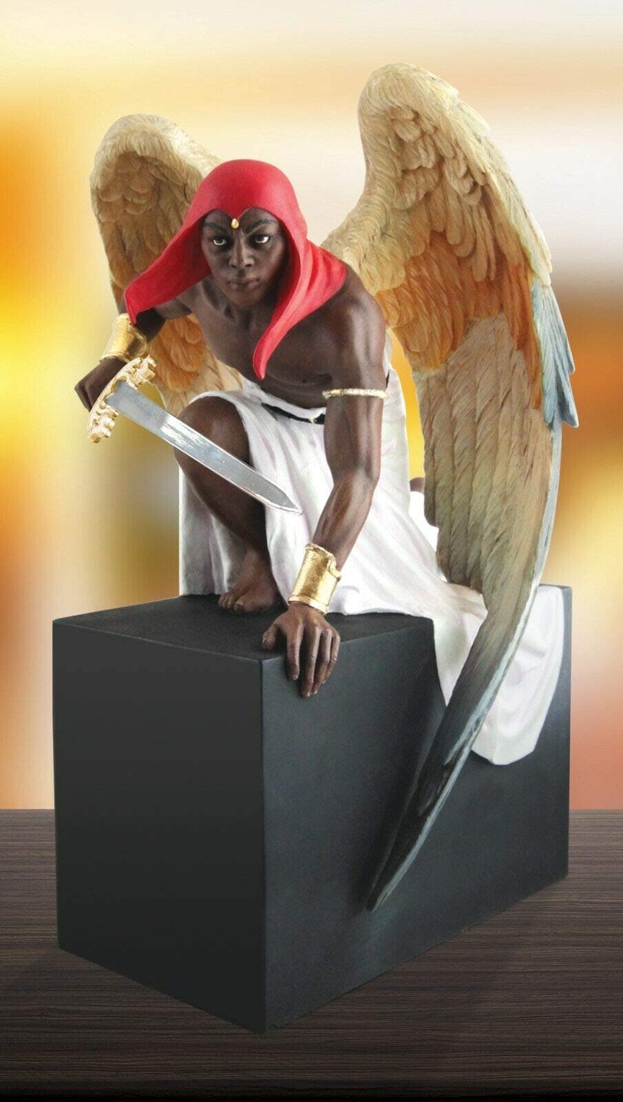 Thomas Blackshear Ready for Battle Figurine (7" x 7" x 11.25")