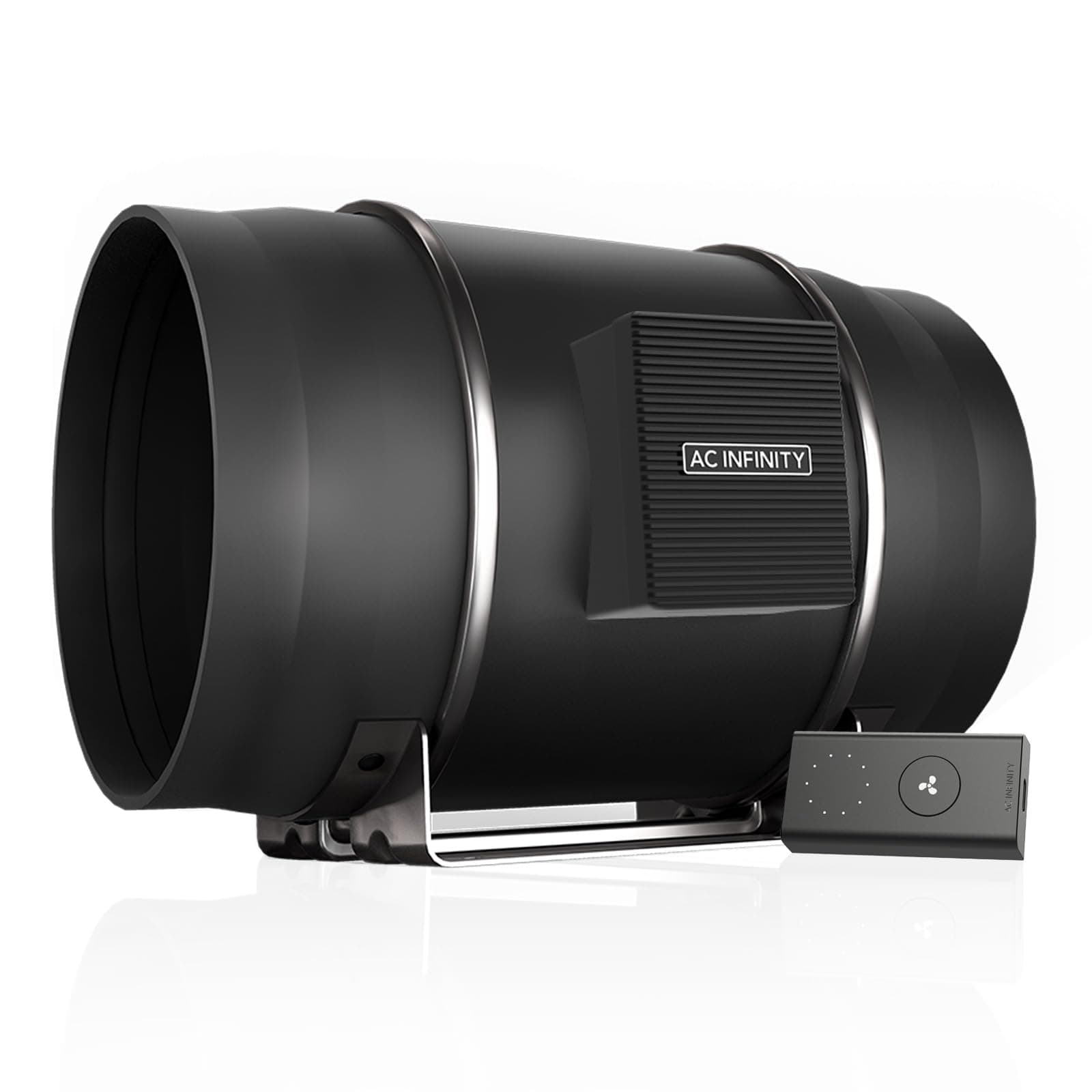 CLOUDLINE S12 PRO, Quiet 12” Inline Duct Fan with 10-Speed Controller, EC-Motor Ventilation Exhaust Fan for Heating Cooling Booster, Grow Tents, Hydroponics