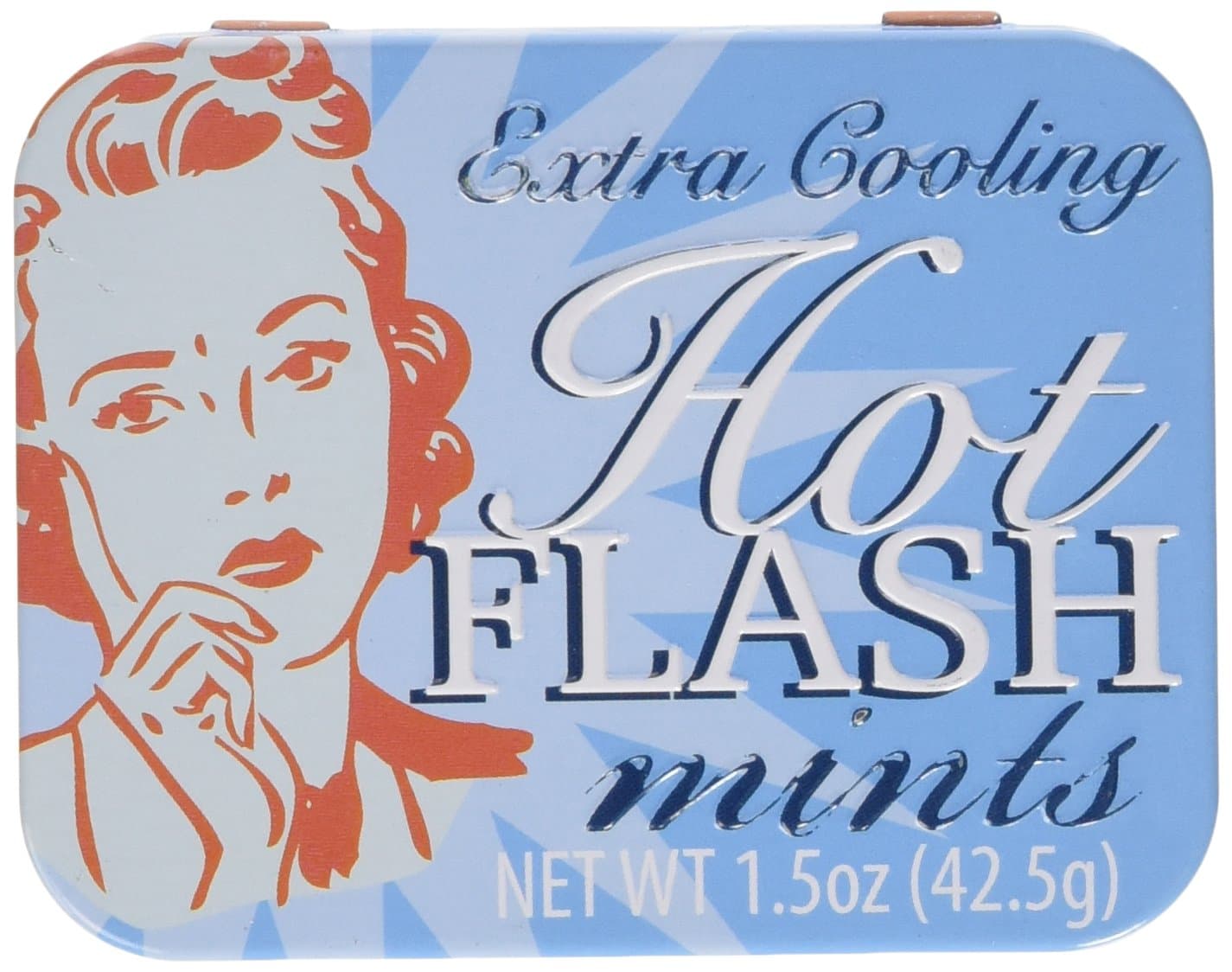 Hot Flash Mints Extra Cooling Tin Fun Gag Gift