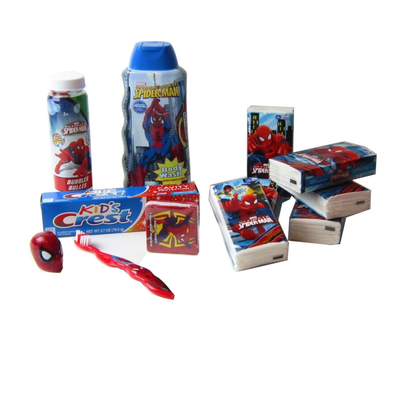 Spiderman Bath bundle Spiderman Personal Bath Accessories Kit For Boys