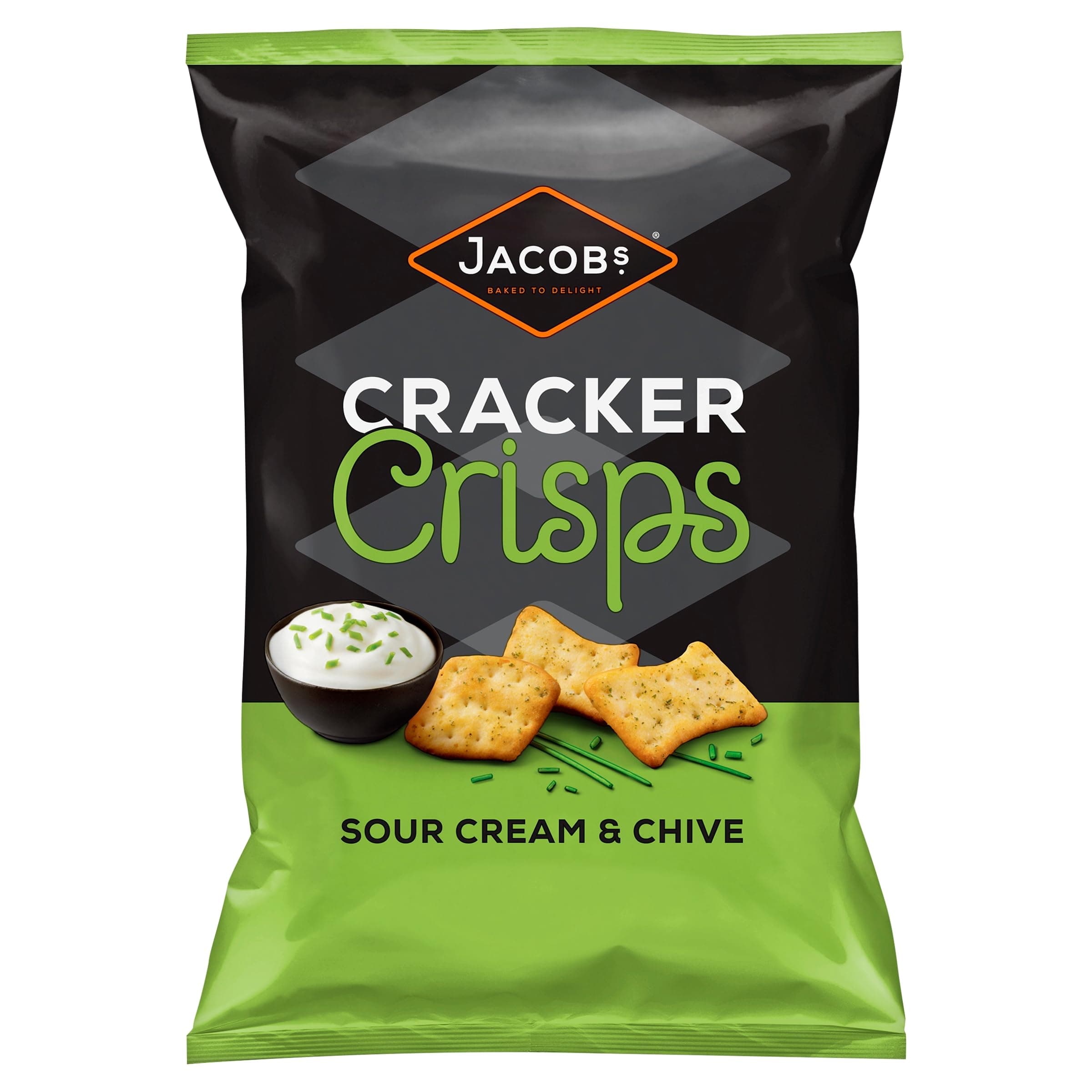 Jacob's Cracker Crisps Sour Cream Chive Sharing Bag Snacks 150 g