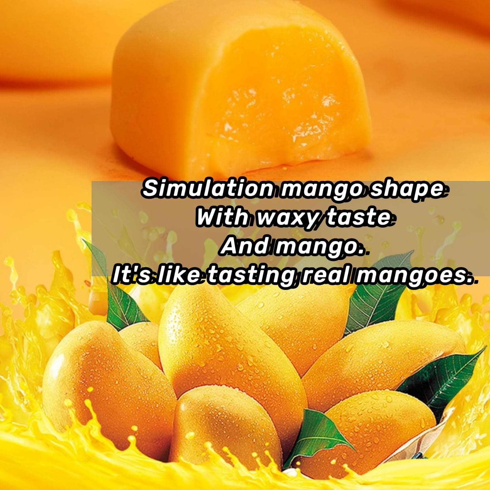 Noble Createaprototype Peelable Gummies, Mango 4d Gummies, 50% Juice Content Gummy Candy,Hand Peeled Candy, Resealable 7.62 Bag (Pack of 3)