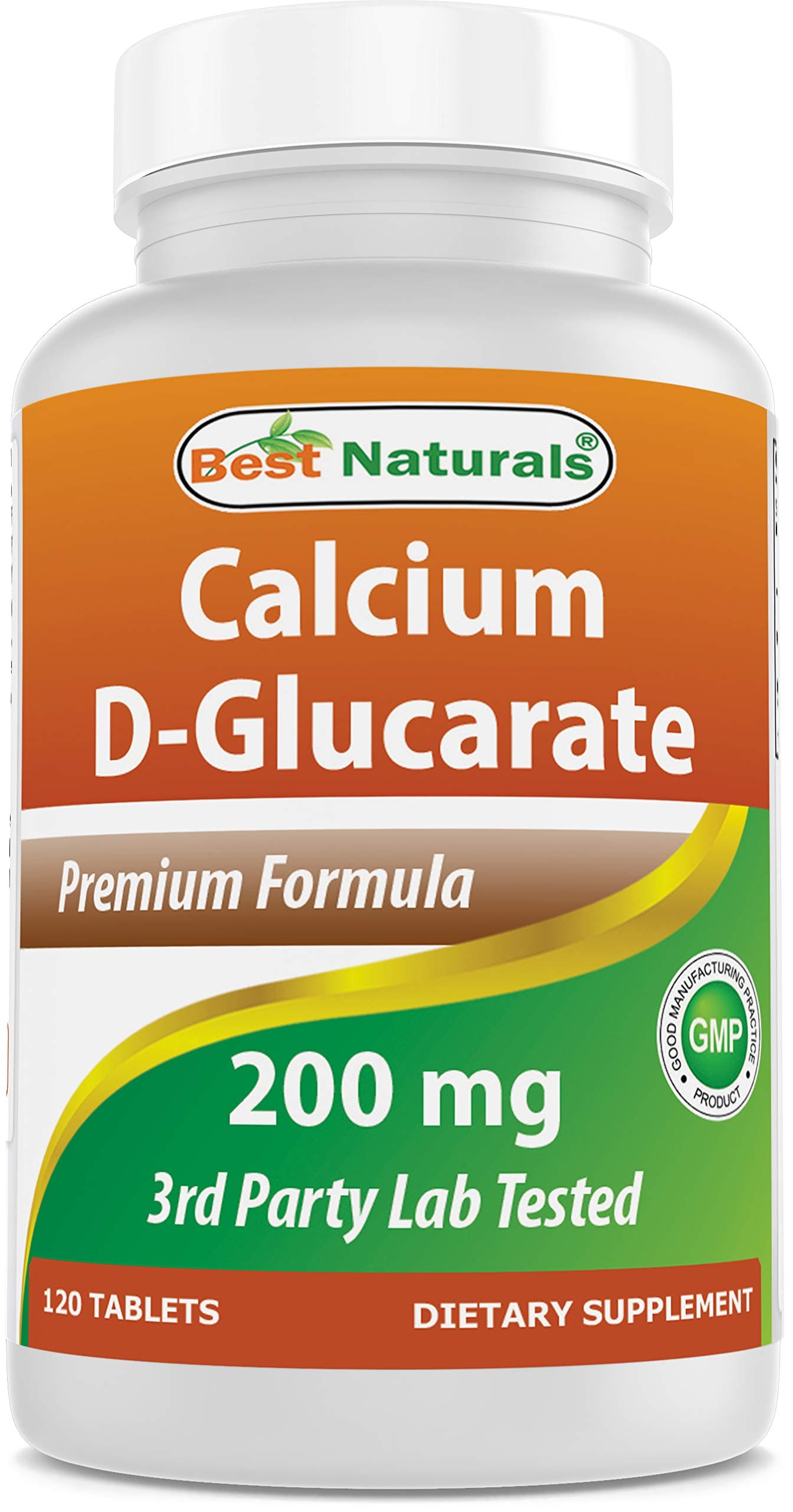 Calcium D-Glucarate 200 mg 120 Tablets