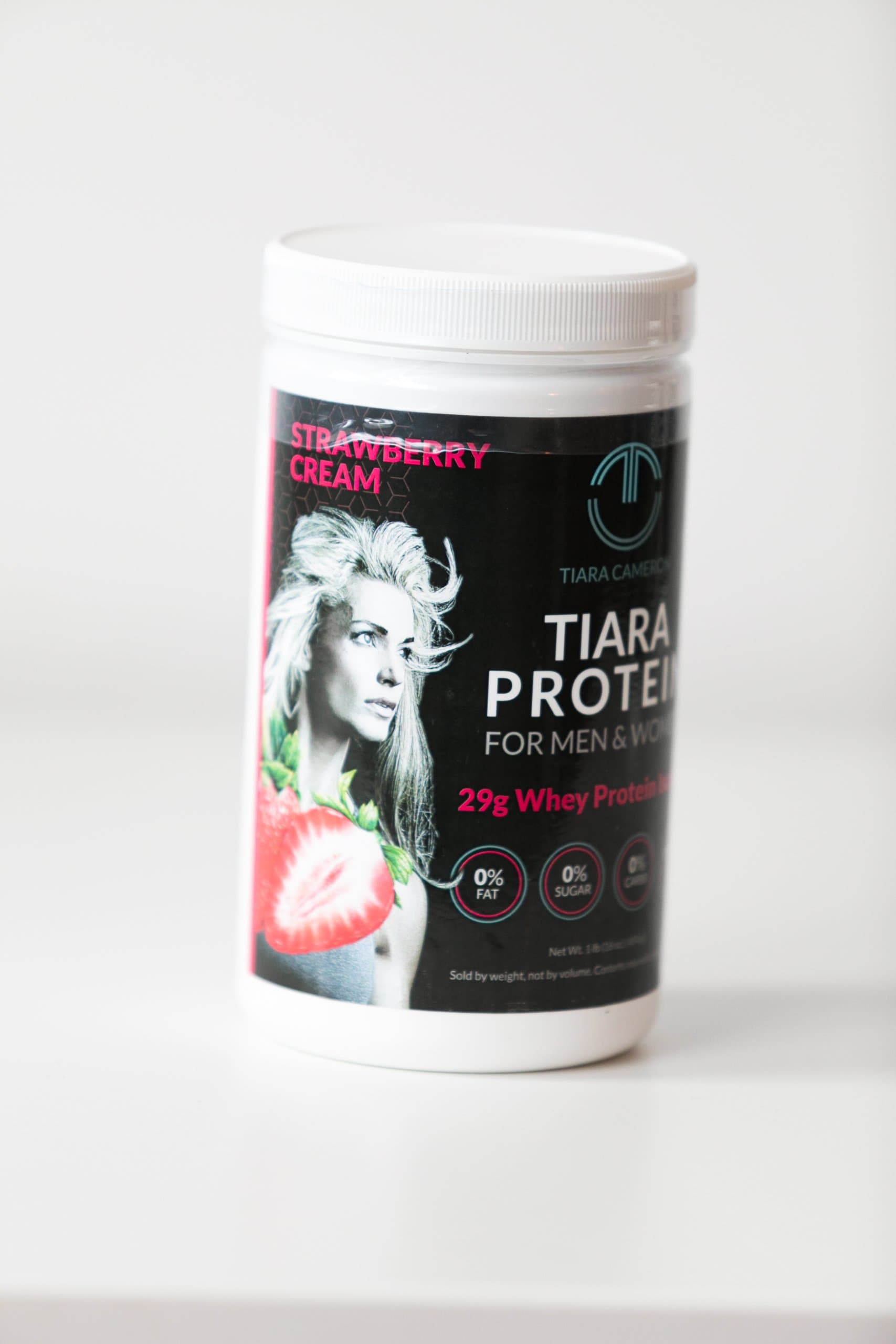 Tiara Protein 1-lb (Strawberry) - 100% Whey Protein Isolate