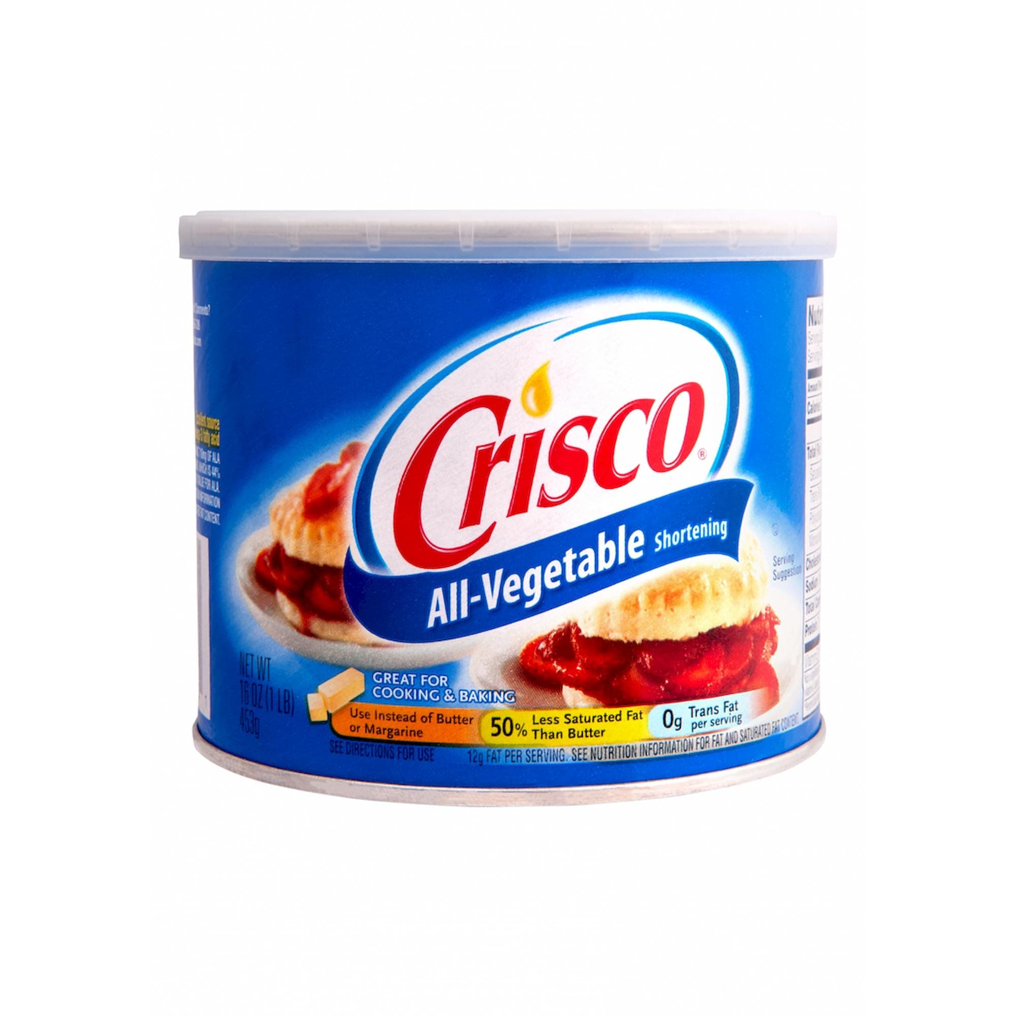 Crisco All-Vegetable Shortening, 16 Ounce