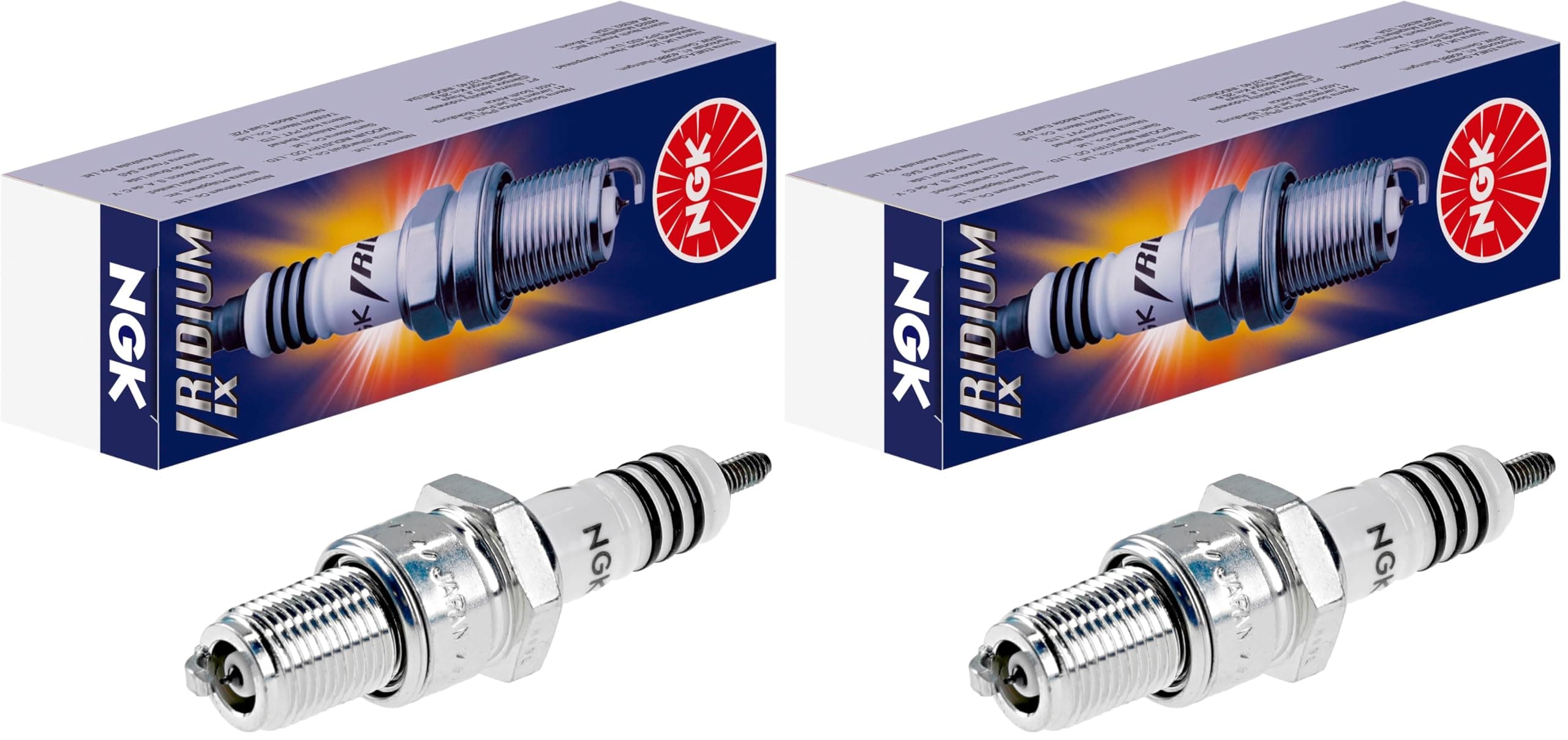 5044 Iridium IX Spark Plug - BR8EIX, 2 Pack