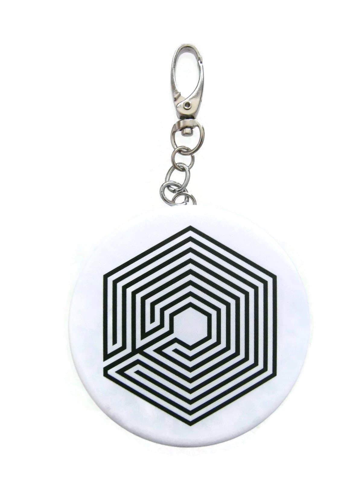 EXO Kpop Portable Mirror Accessories Keychain