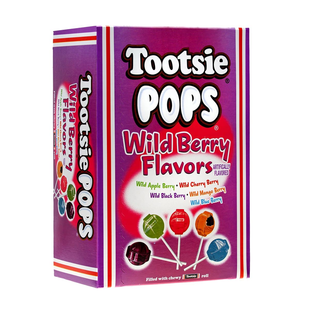 Tootsie Pops Wild Berry - 100-Count