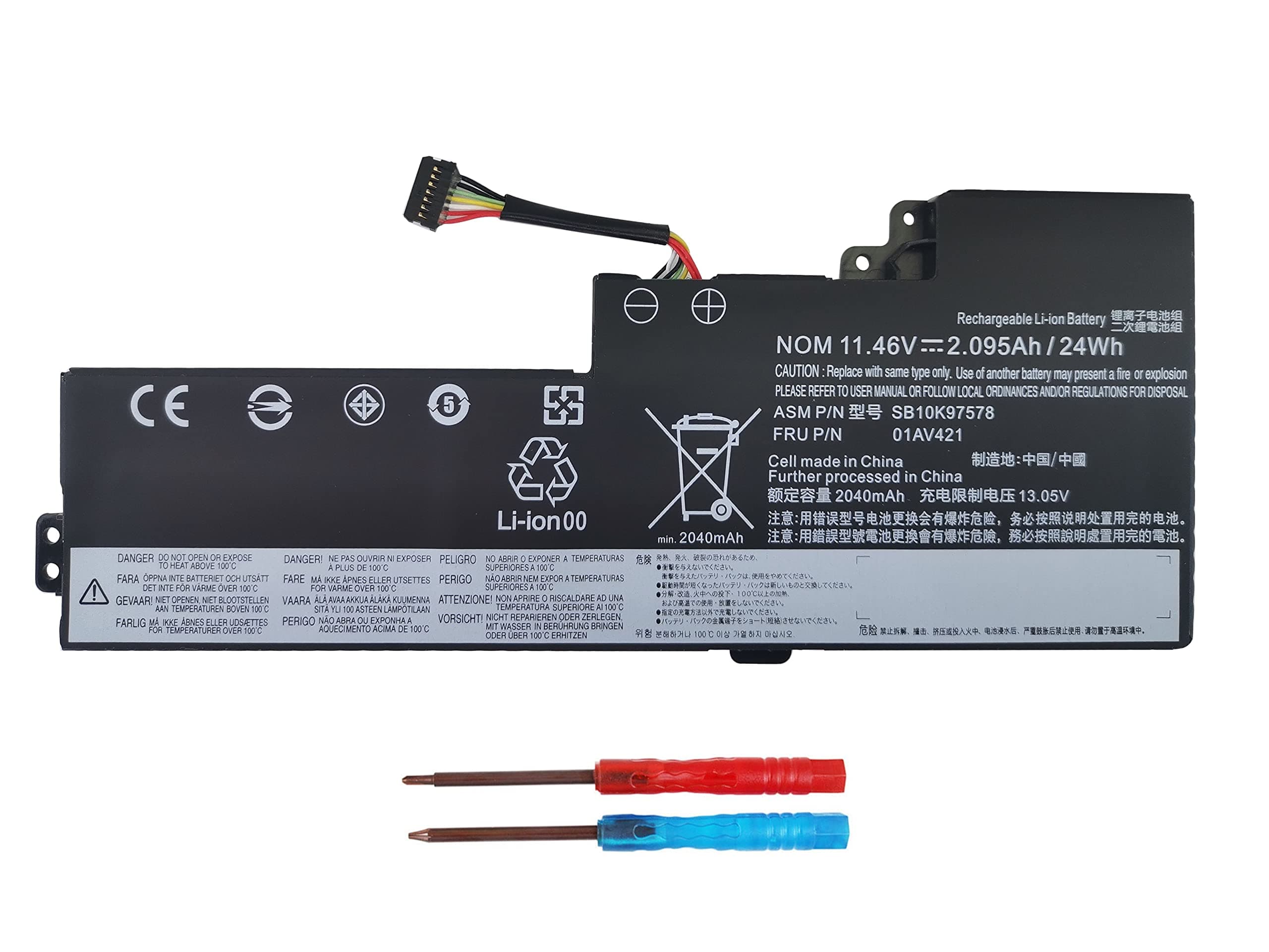 01AV421 01AV419 ThinkPad T470 T480 Battery