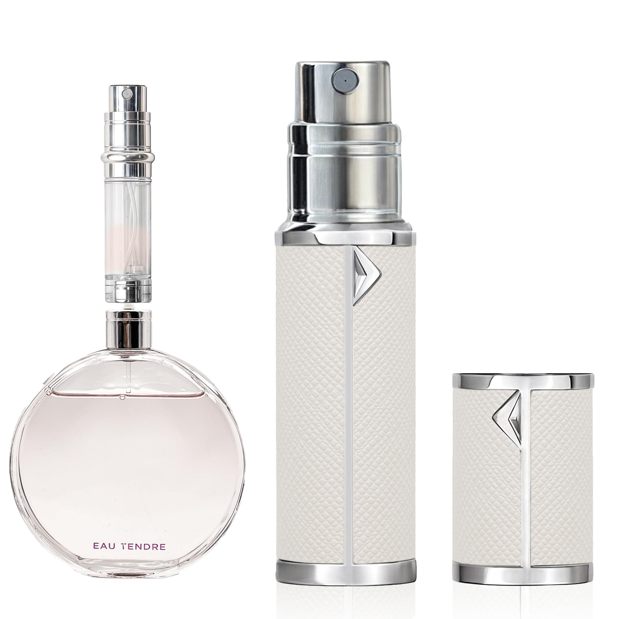 AB00WH Perfume atomizer,Refillable Perfume Bottle, Pocket Cologne atomizer, Bottom Fill, Suitable for travel and vacation, birthday and anniversary,5ml(White)