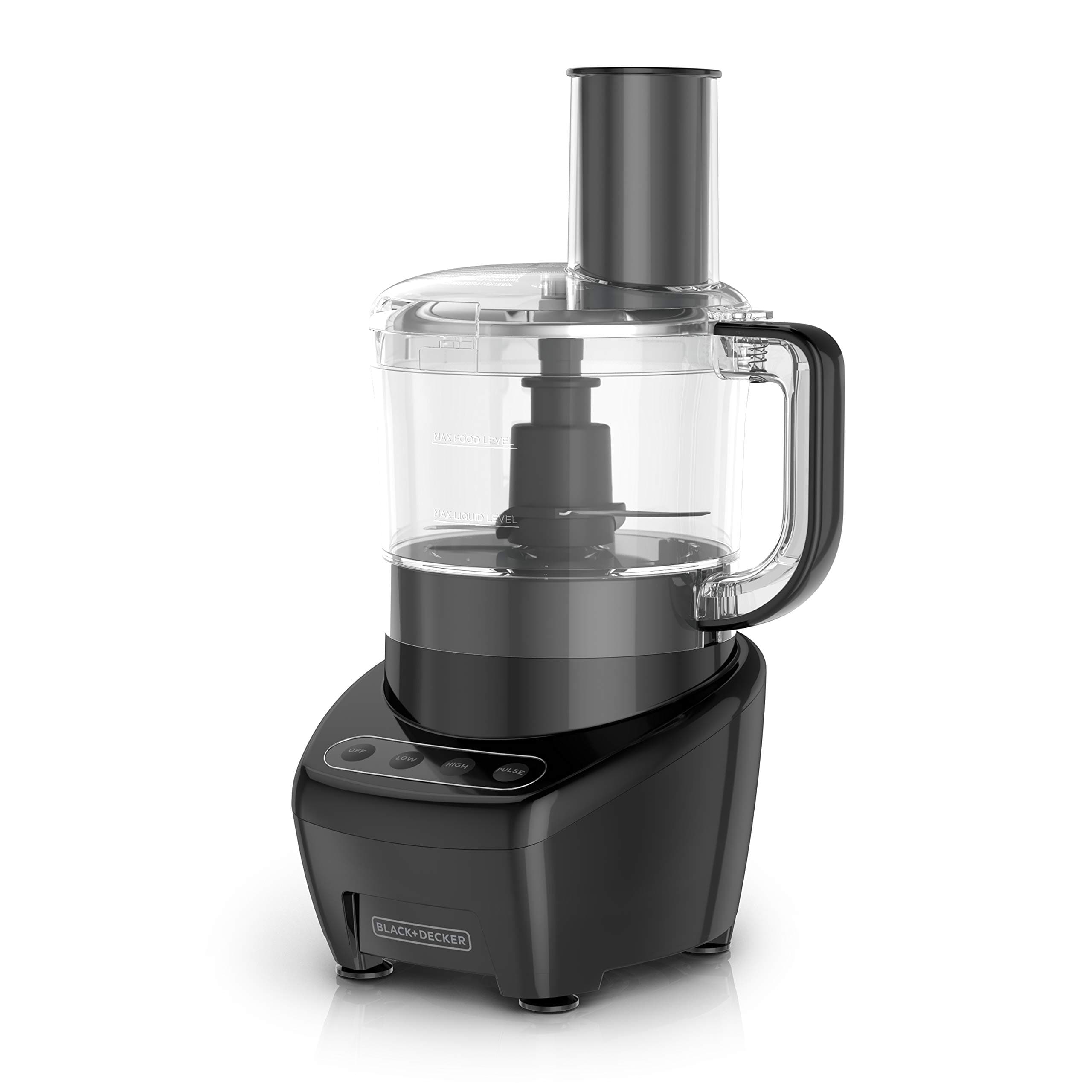 BLACK+DECKER FP4200BC 3-in-1 Food Processor for 8 Cups, Multifunctional and Dishwasher Safe, Black, 450 W
