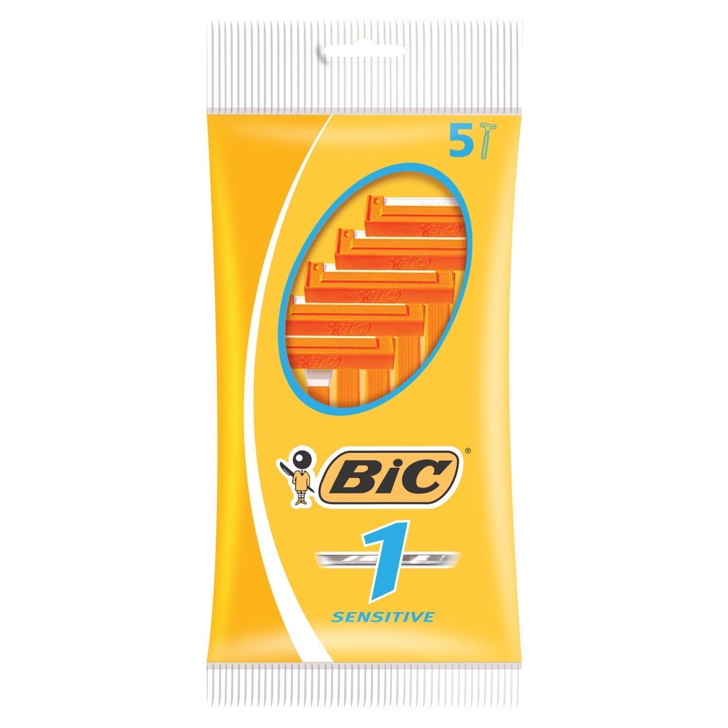 Bic 1 Sensitive Disposable Razor Pack of 5