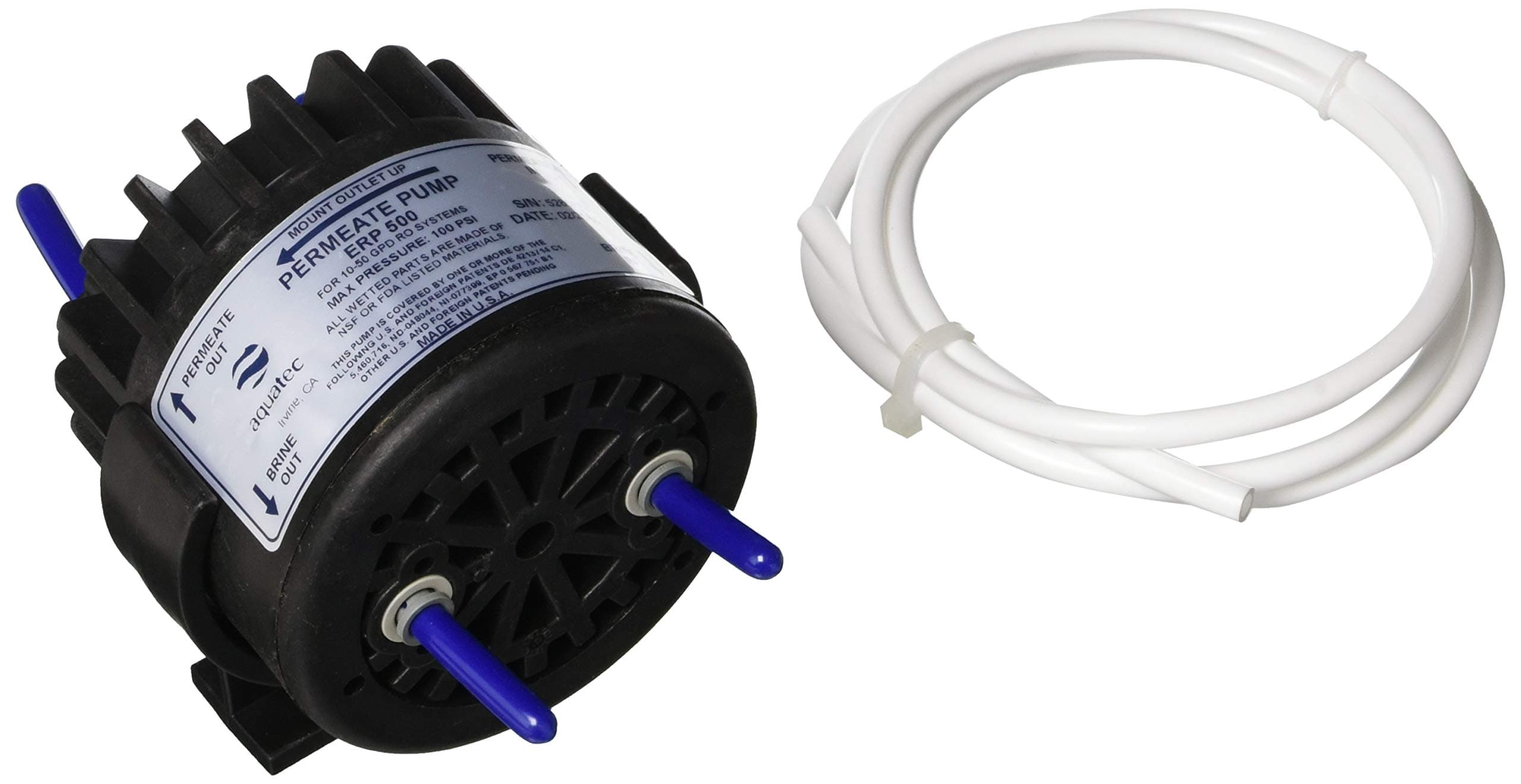 ERP-500 permeate Pump, Plastic, Black