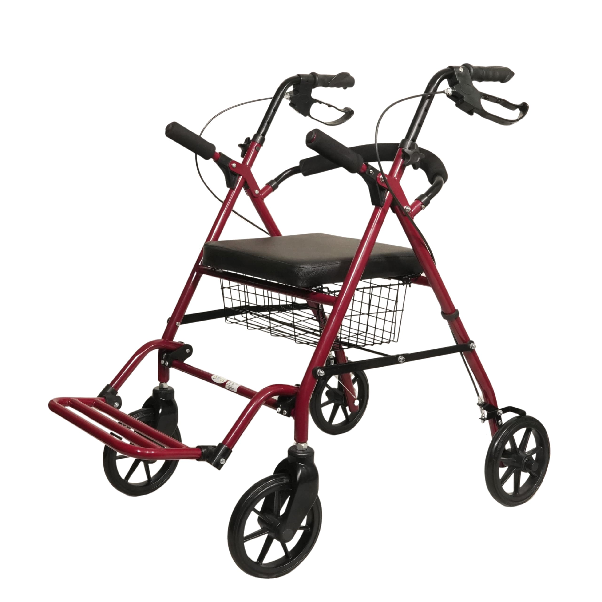 - Premium Aluminum Lightweight Foldable Height Adjustable Rollator Walker With Seat and Wheel | CE & ISO Certified | Ideal for Senior Citizen, Old People & Handicap | SC5001.