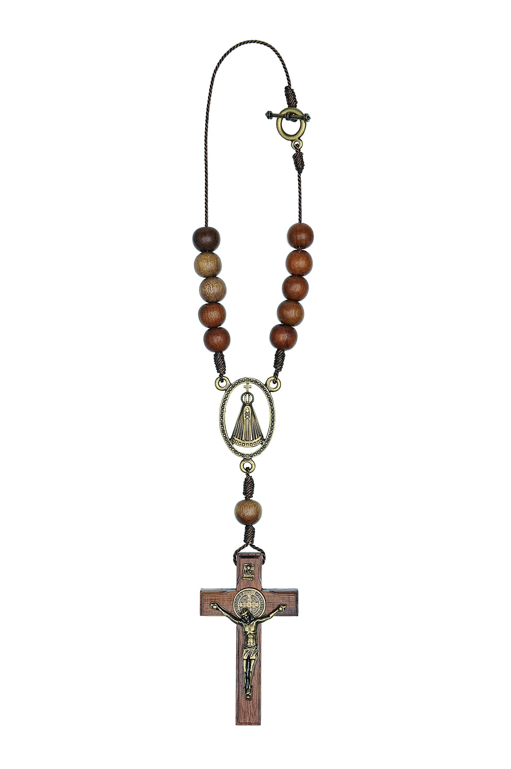 Intercession Car Rearview Mirror Rosary (Aparecida)