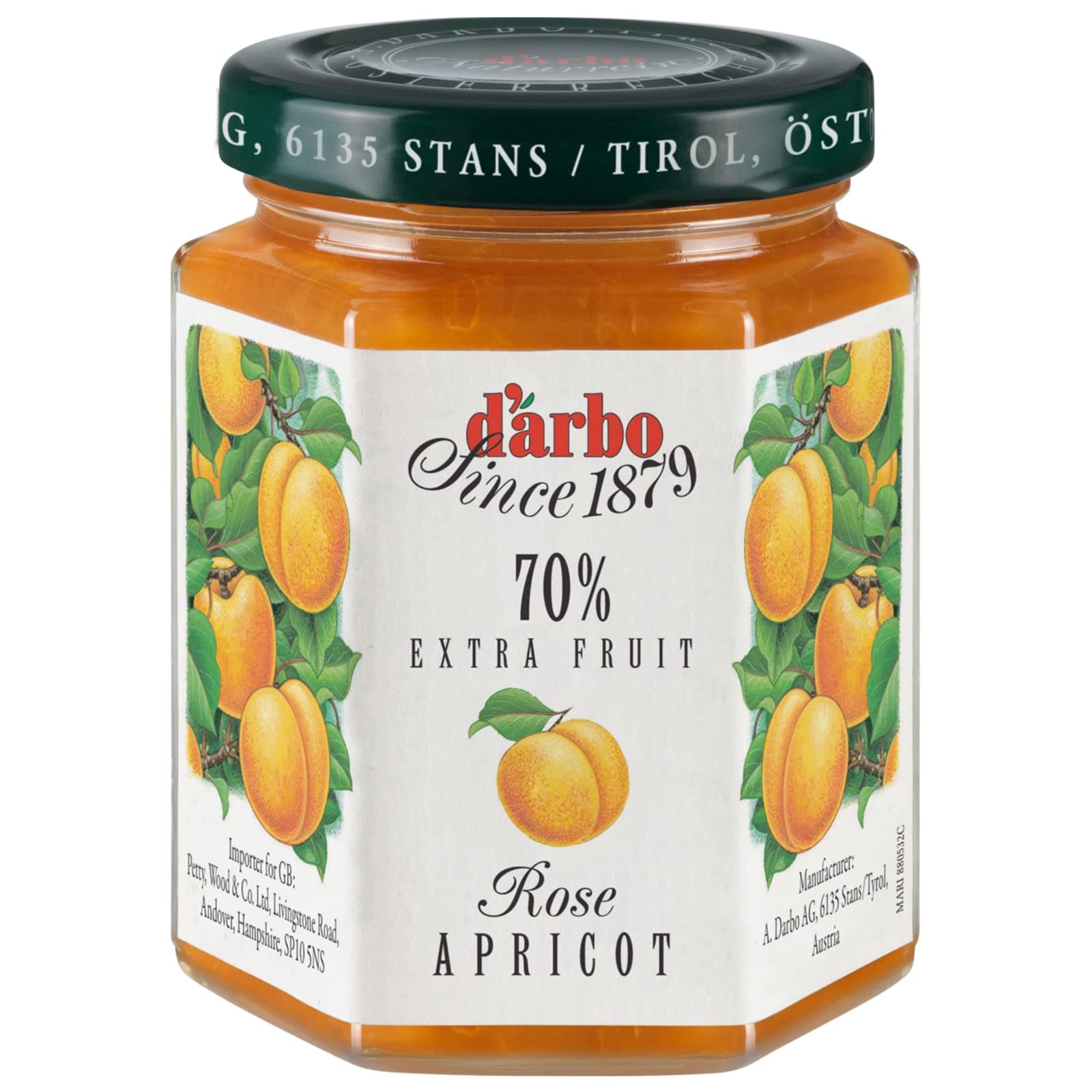 Darbo 200g Glass Fruit Jars (Primer).