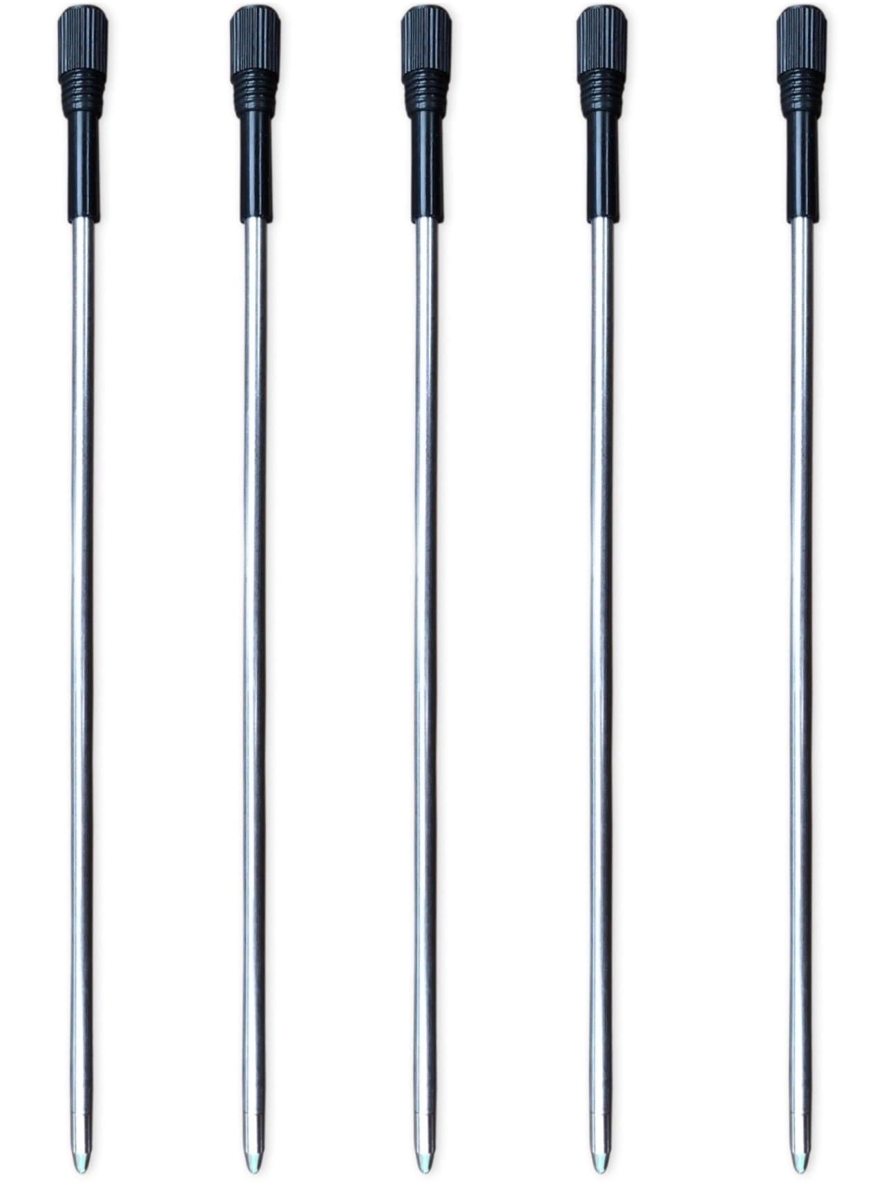 Refills Compatible with Swarovski Stardust Crystal Elements Filled Ballpoint Pen (5 Black Ink)