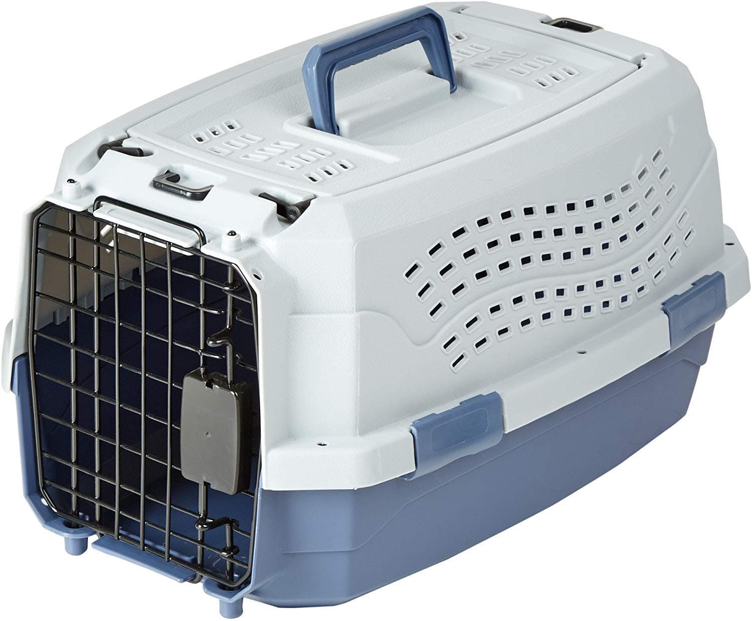 Two-Door Top-Load Hard-Sided Pet Travel Carrier, 19-Inch
