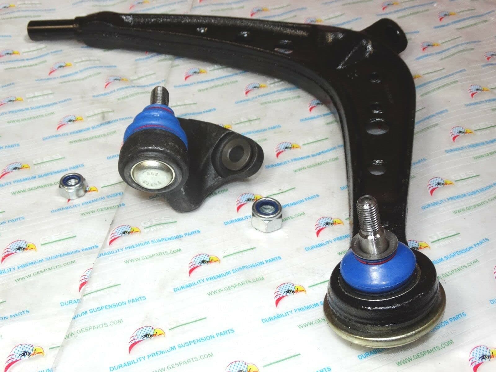 GES PARTS Passinger Side Control Arm Inner Compatible with Ball Joint for 2001-2005 E46 325Xi 330Xi 534/96