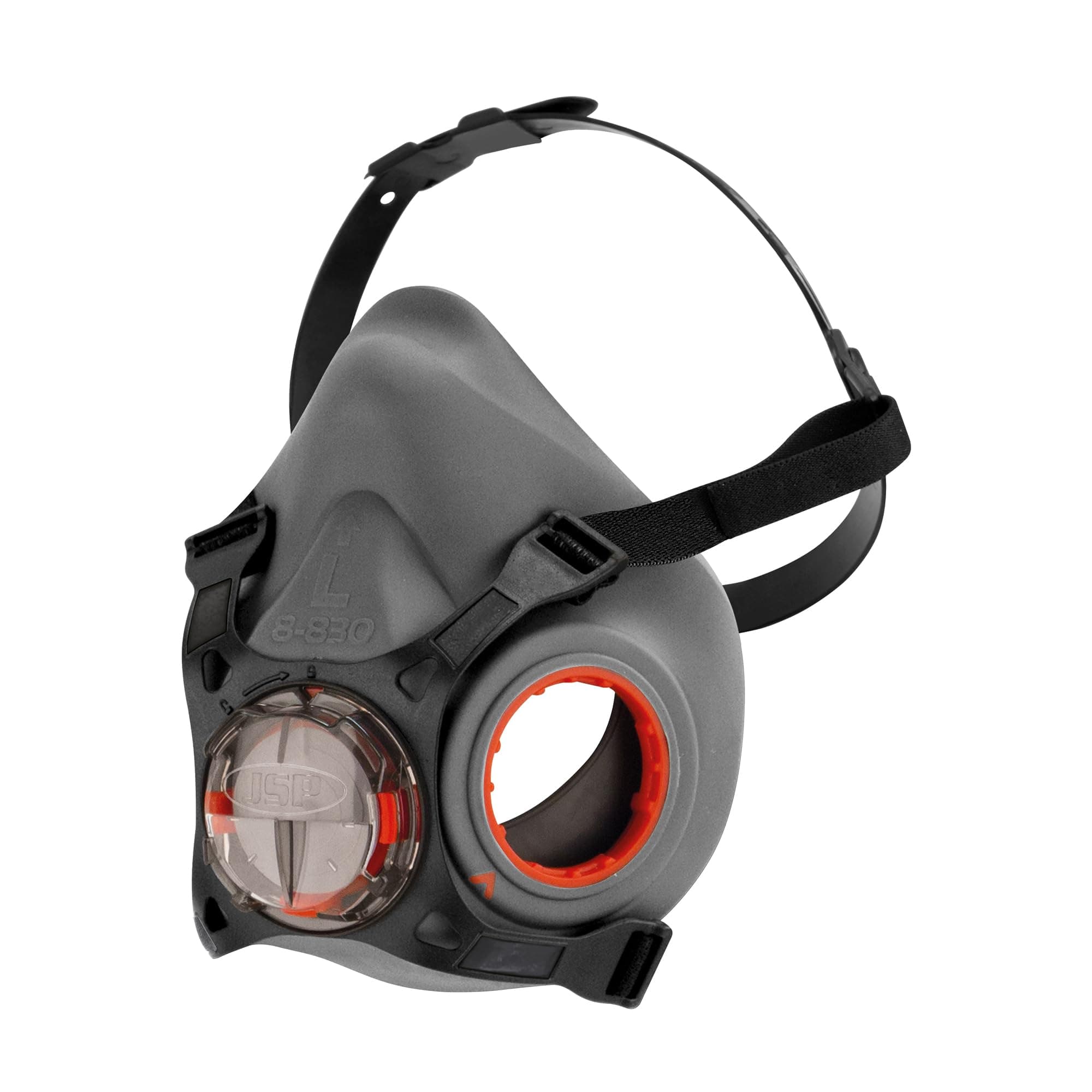 JSP Force8 Half-Mask Large mask only - Compatible with JSP PressToCheckFilters P3, ABEK1 P3, A2 P2 (BHG003-2L5-000)