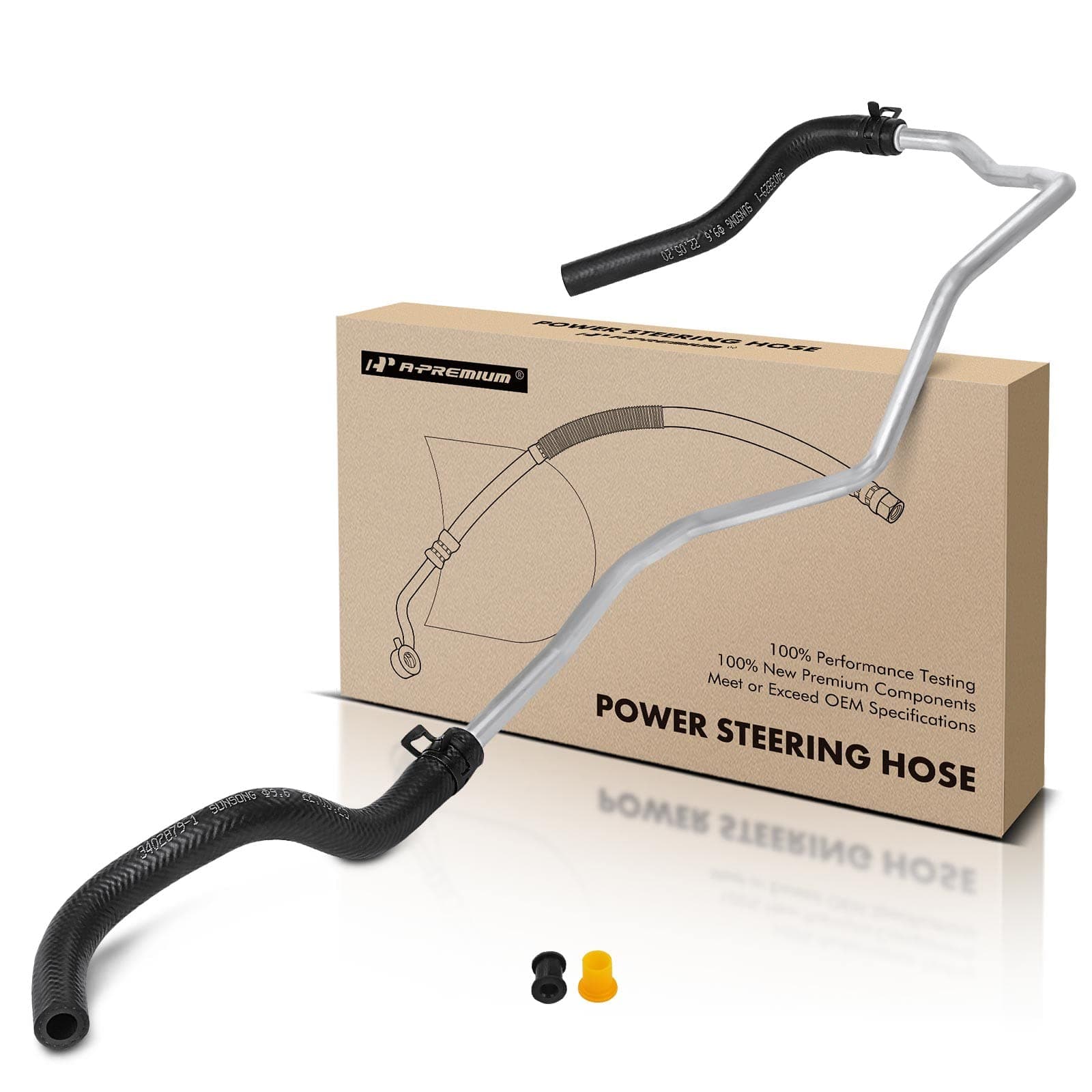 A-Premium Power Steering Return Hose Line Assembly Compatible with Nissan Altima 2002-2006 L4 2.5L Cooler To Reservoir
