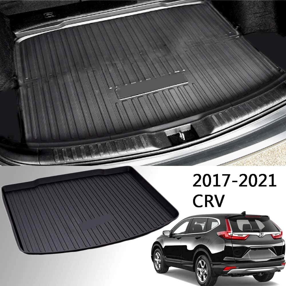 Caartonn Trunk Cargo Mat Cargo Tray Cargo Liner Trunk Cover 2019 2020 2021 Floor Mat for Honda CRV 2017 2018 (NOT FIT for Trunk with SUBWOOFER,2017-2021 Honda CRV Touring and Hybrid Model)