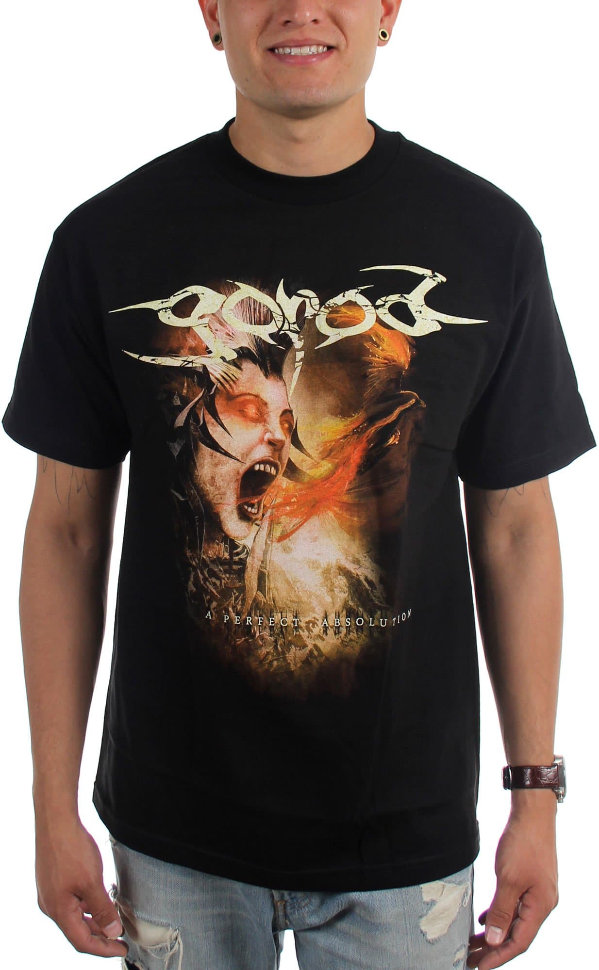 Gorod - Mens A Perfect Absolution T-Shirt, Size: X-Large, Color: Black