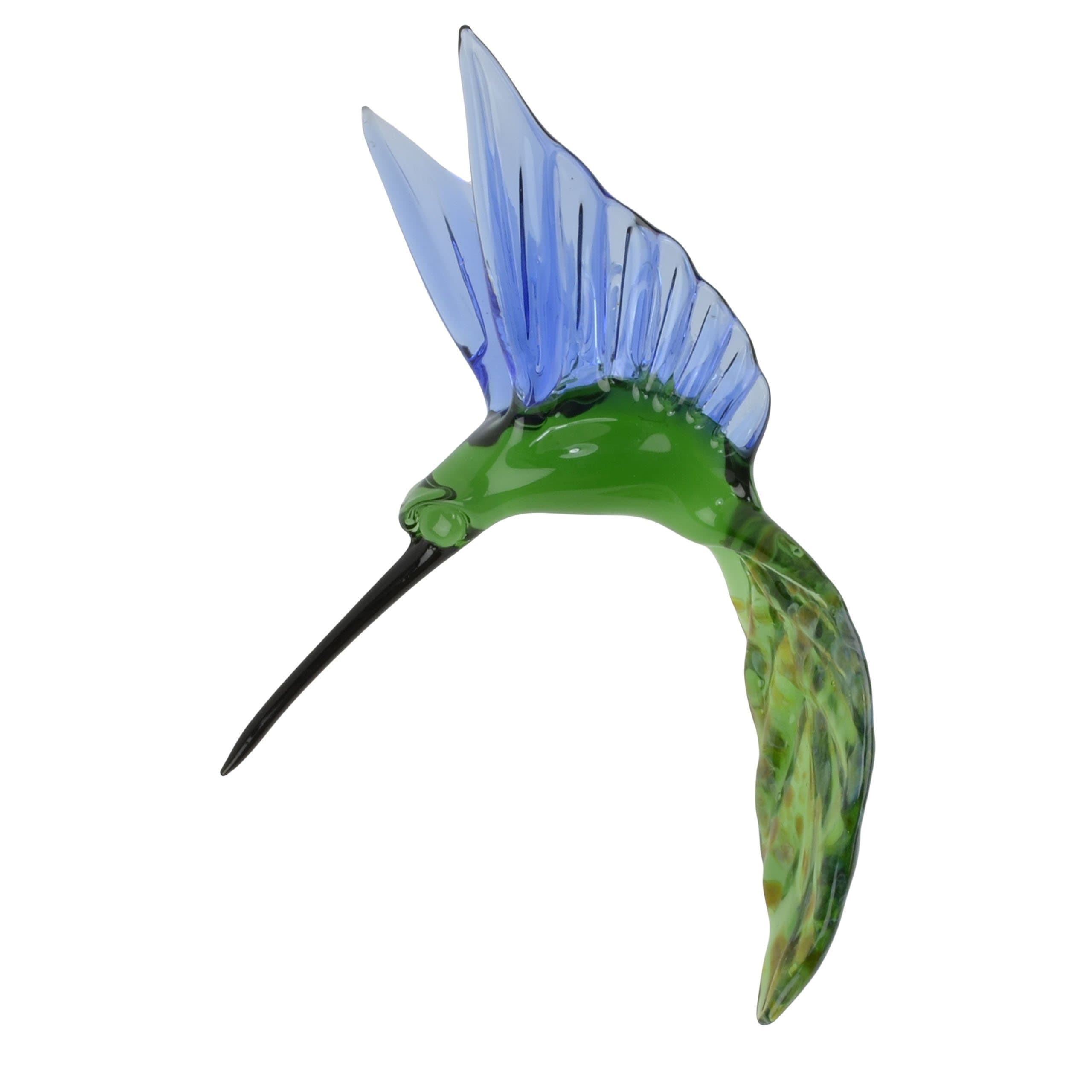 Hummingbird Ornament, Green/Light Blue