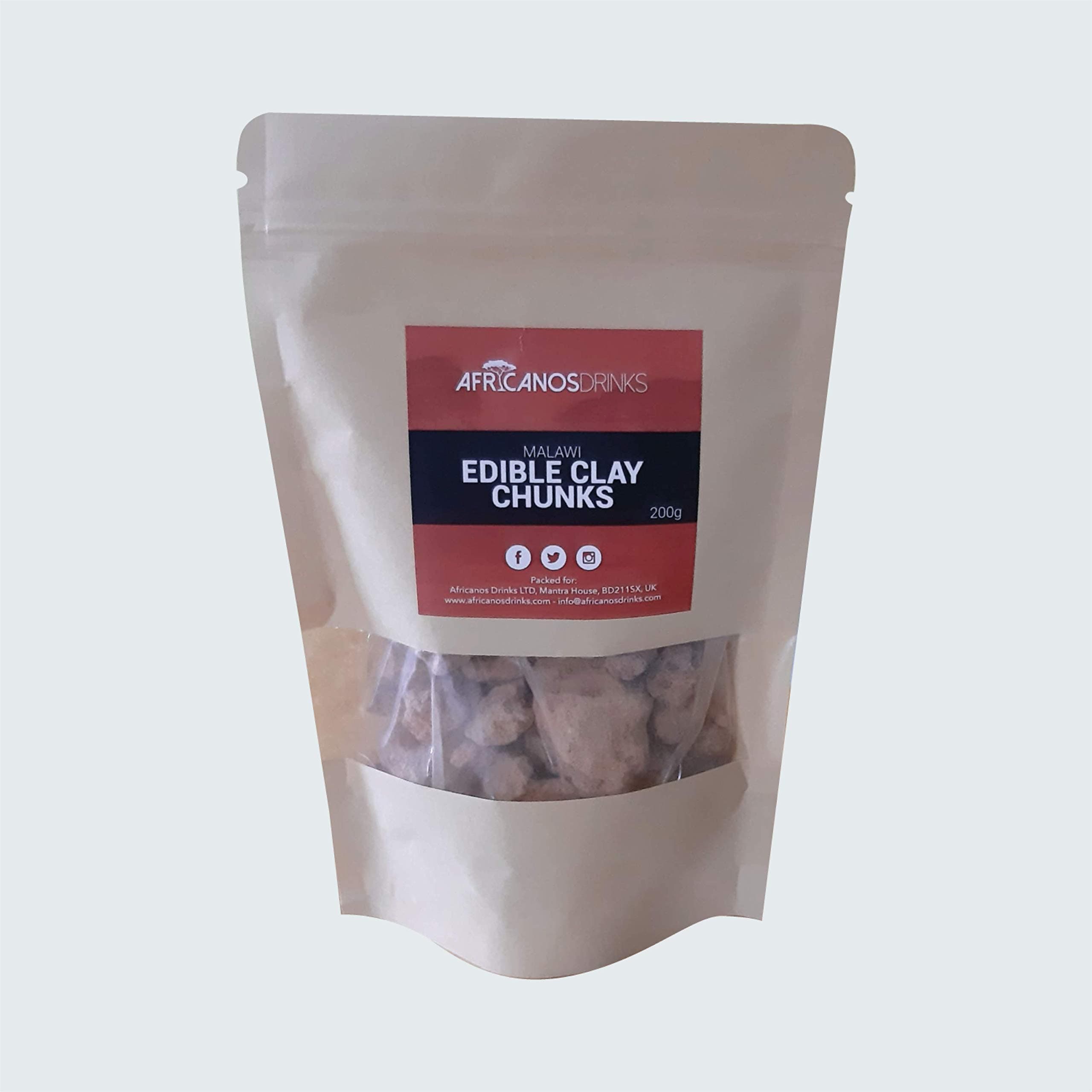 Malawi Edible Kaolin Clay Chunks 500g
