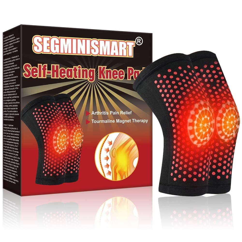 Self Heating Knee Pad,Self Heating Knee Brace,Knee Heating Pad,Magnetic Therapy Knee Pad,Self Heating Warm Tourmaline Belts,Heating Knee Brace Support
