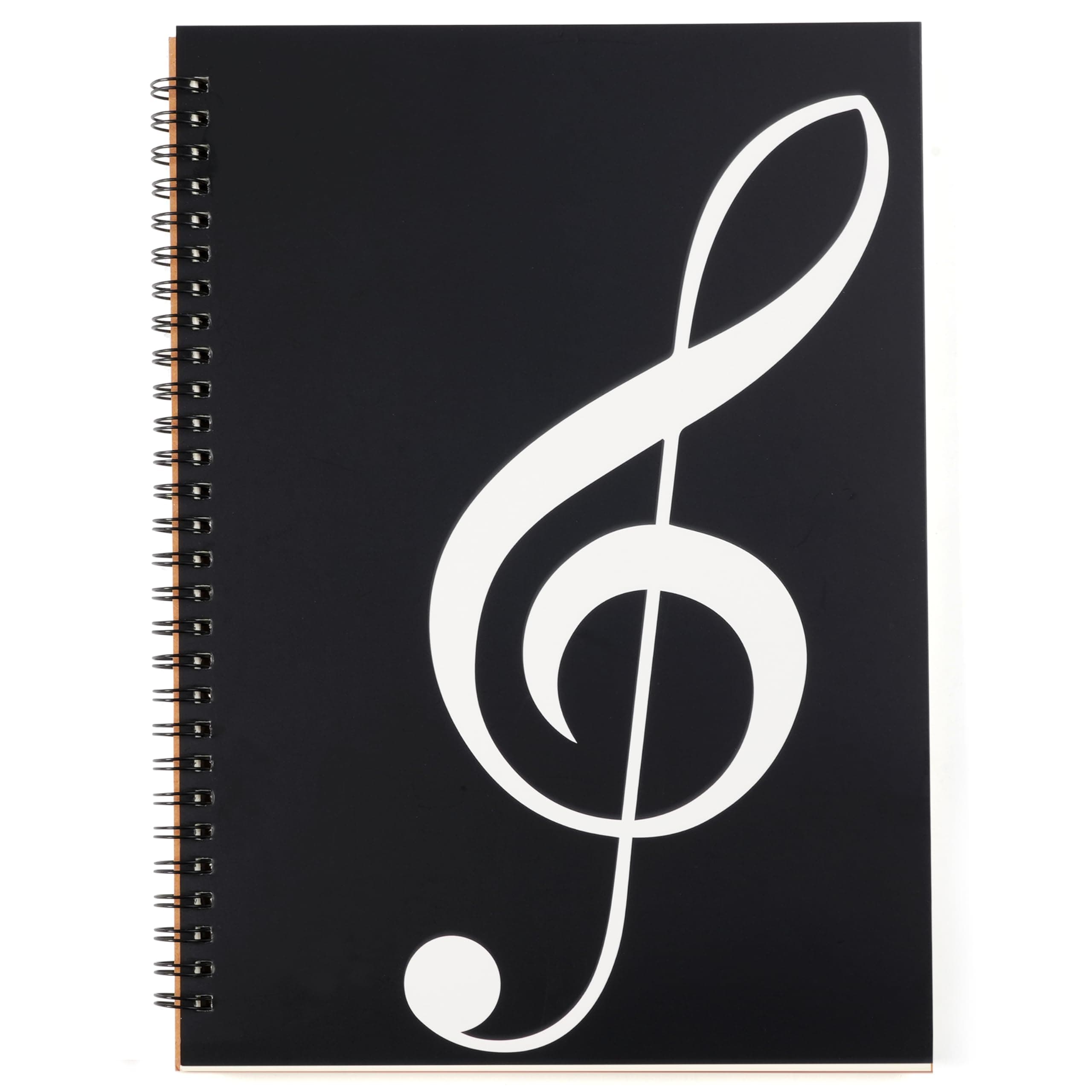 MoHern Blank Sheet Music Notebook, 160 Pages Composition Staff Paper Notebook, Manuscript Paper Notebook, 10 Staves (Music clef notebook)