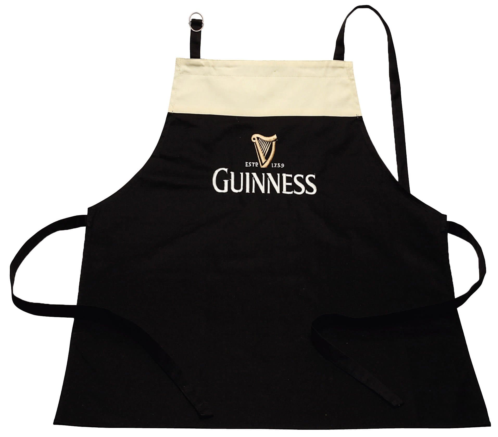 – Black and Cream Pint Apron