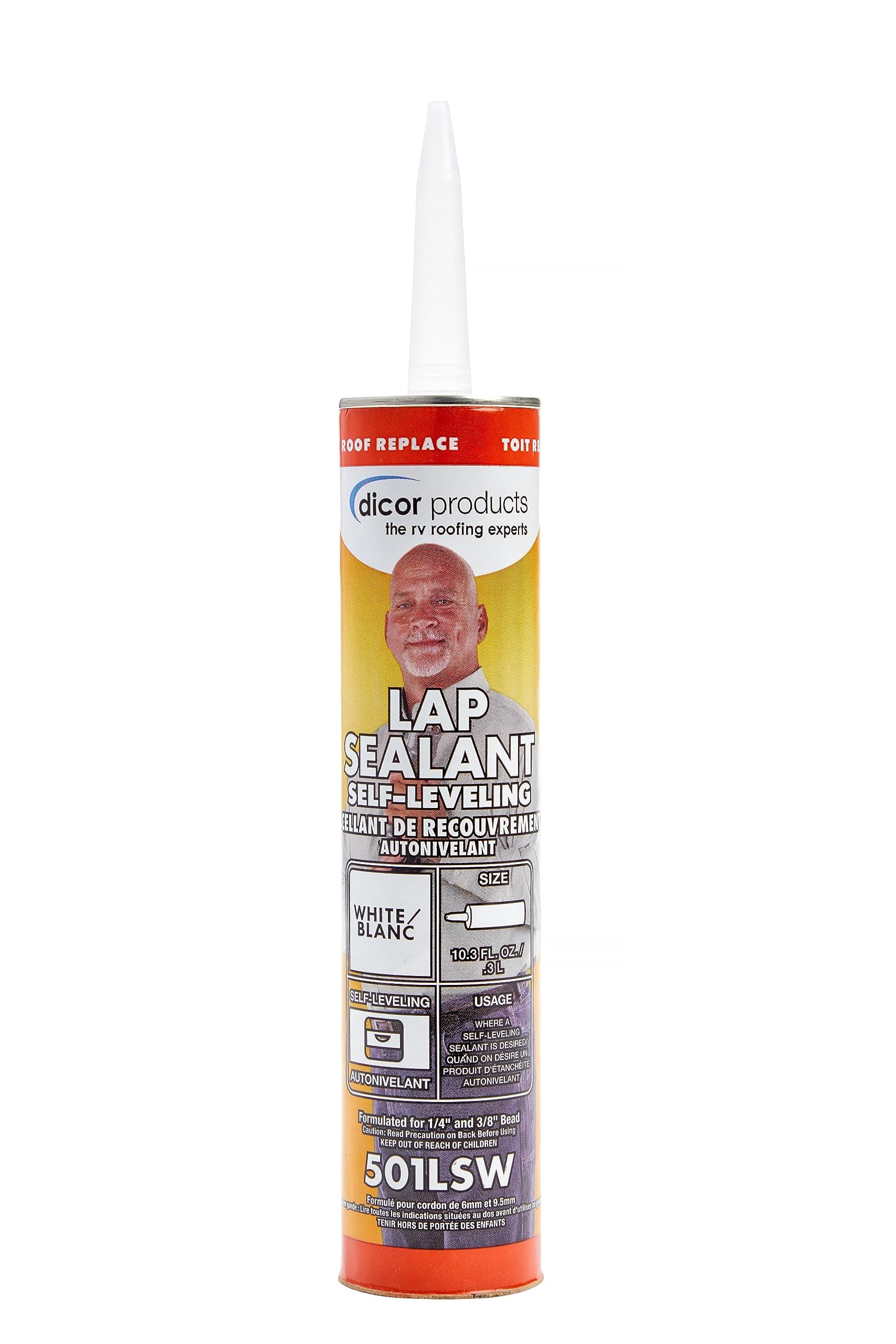 Dicor HAPS-Free Self Leveling Sealant, White