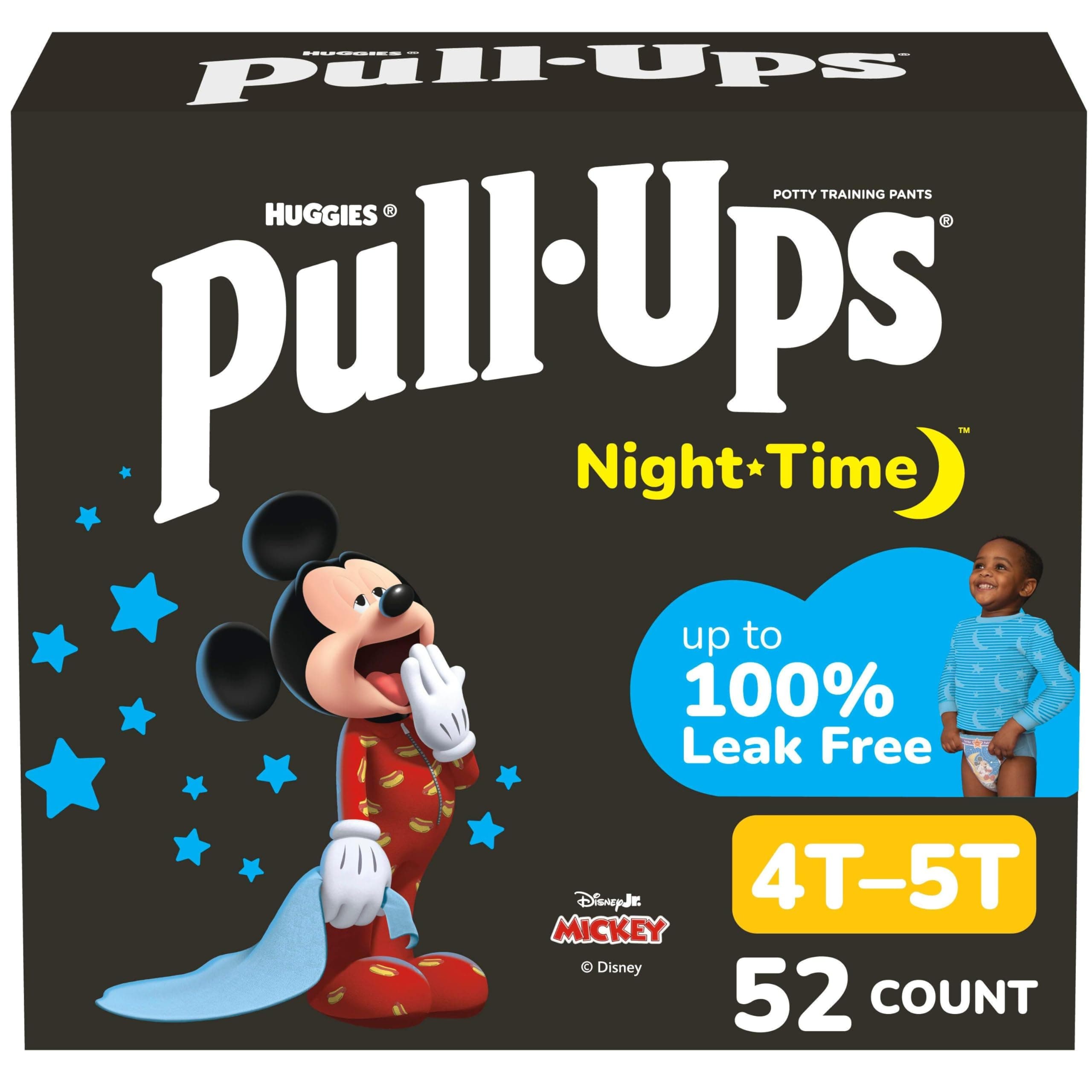 Pull-Ups Boy's Night-Time Potty Training Pants, Overnight Training Underwear