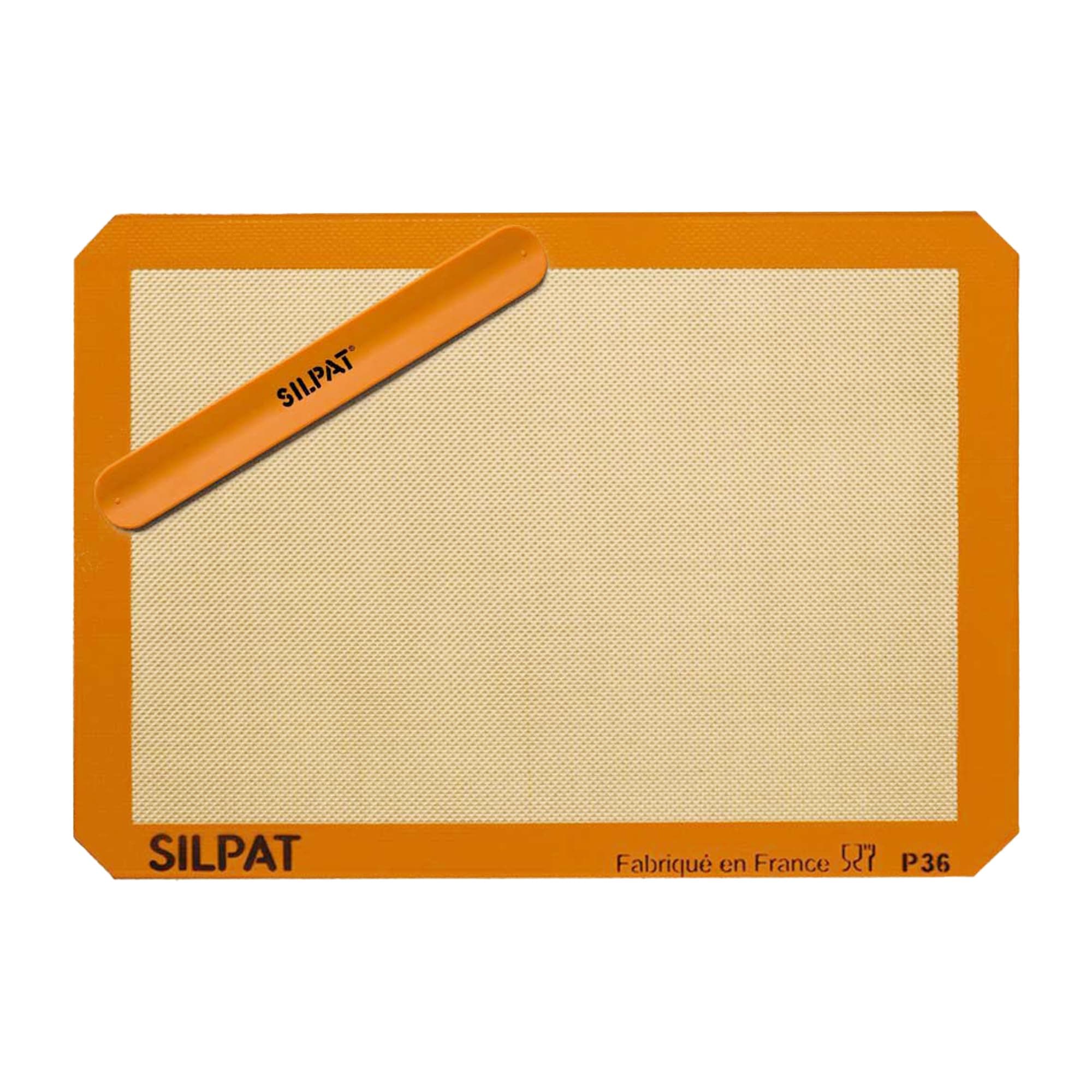 Silpat Silicone Baking Mat with Storage Band, Half Sheet Size, 11-5/8" x 16-1/2"